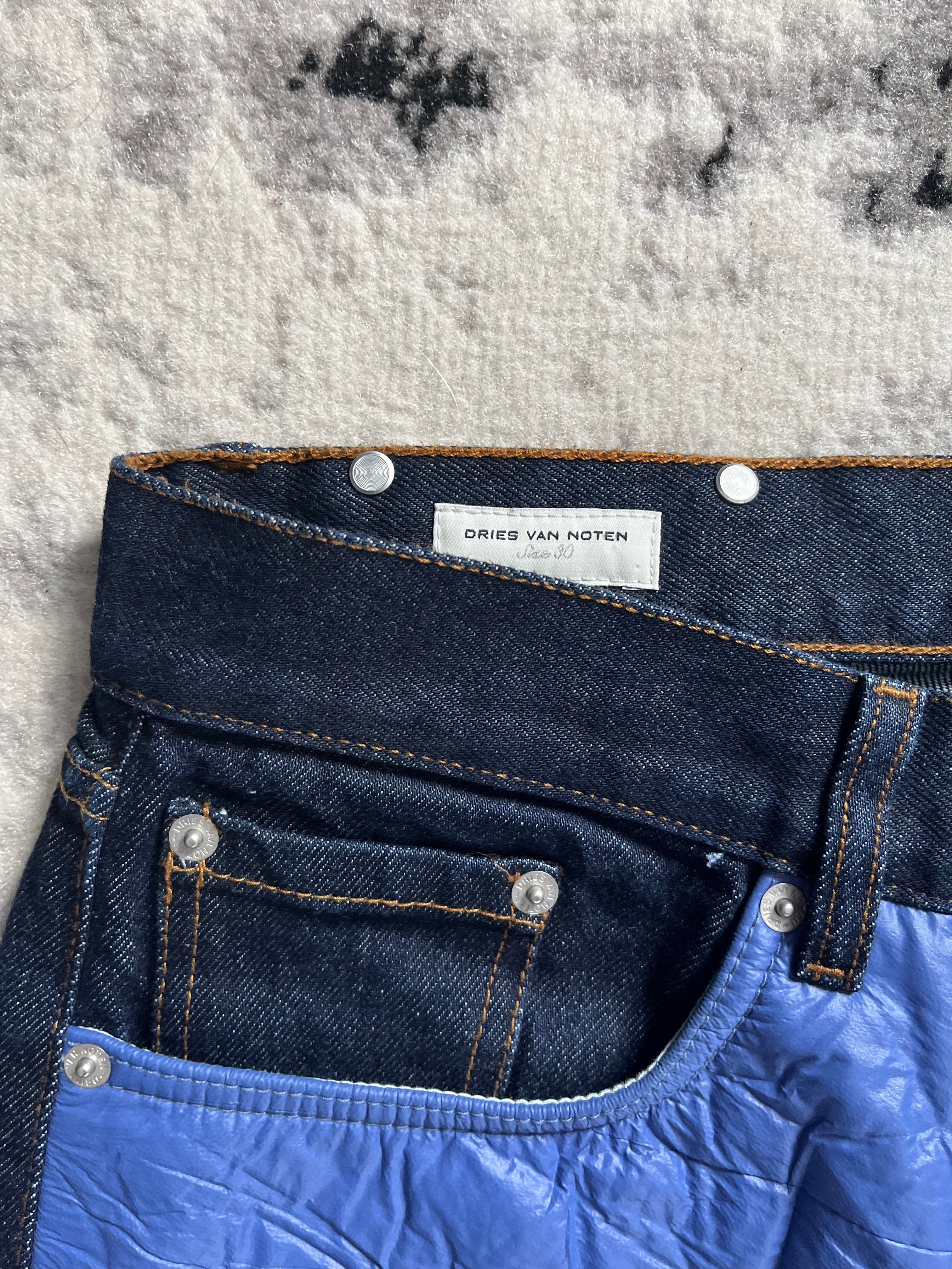 Dries Van Noten Electric Puffer Brut Denim Jeans (S/M)