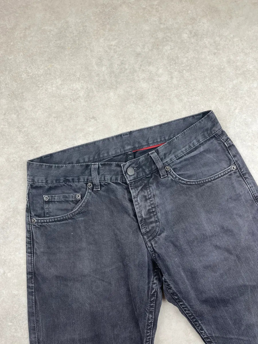 Prada Grey Straight-Leg Washed Denim Jeans gHVBvxmJ 7