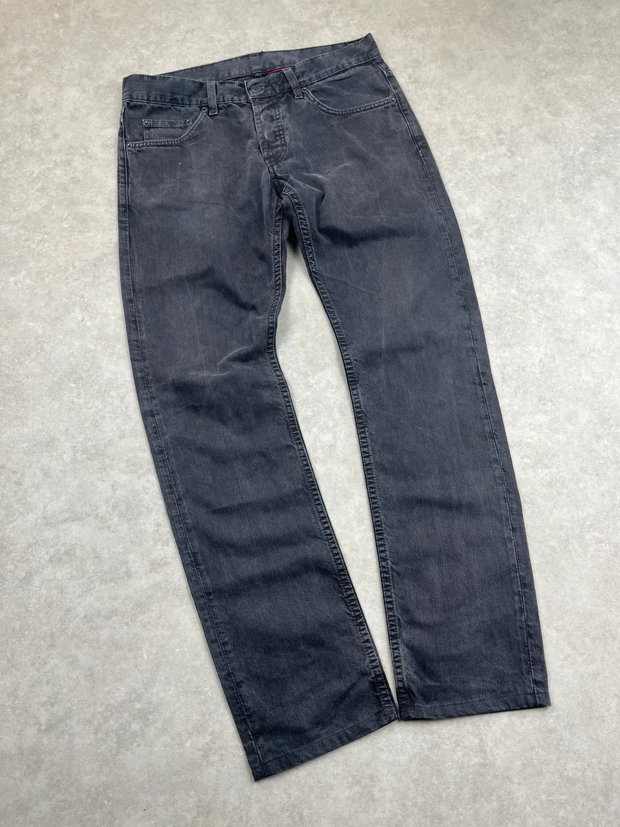 Prada Grey Straight-Leg Washed Denim Jeans gHVBvxmJ 4