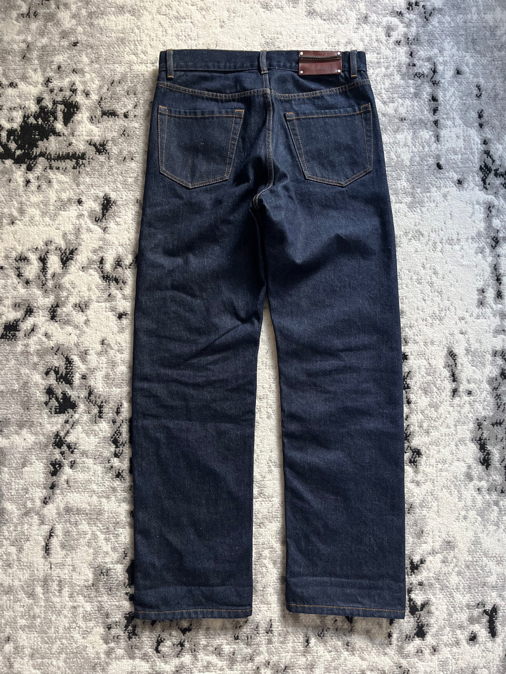 Dries Van Noten Electric Puffer Brut Denim Jeans (S/M)