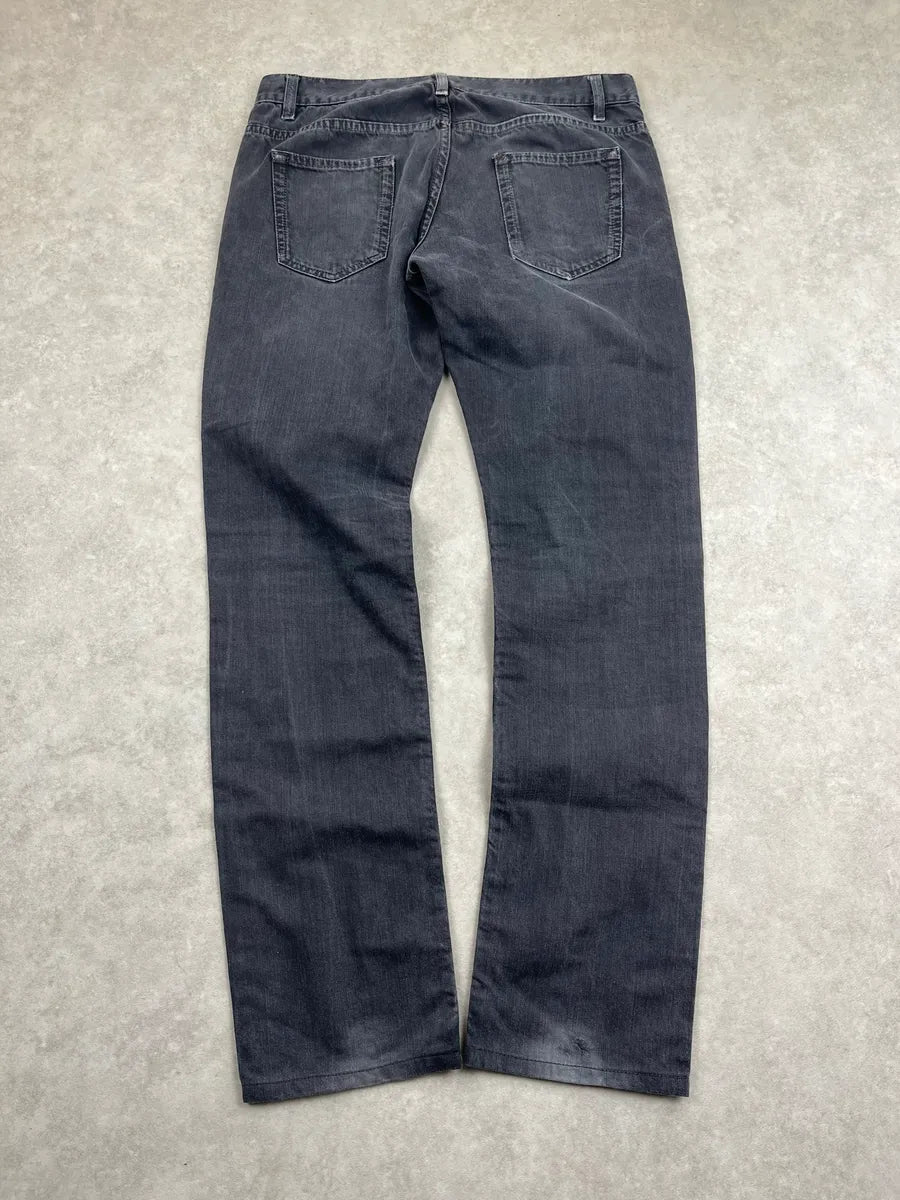 Prada Grey Straight-Leg Washed Denim Jeans gHVBvxmJ 5