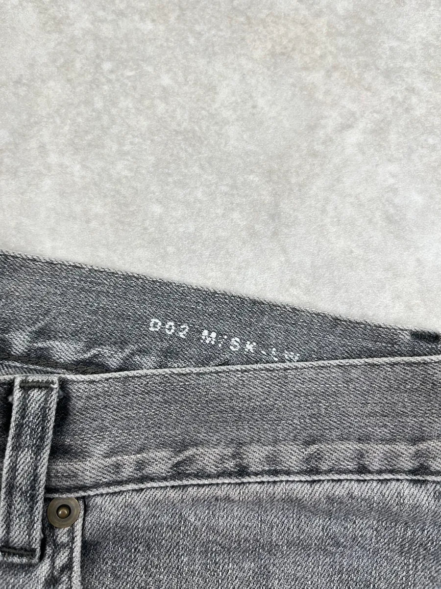 Saint Laurent Washed Grey Denim Washed Slim Jeans rZqcLIXl 9