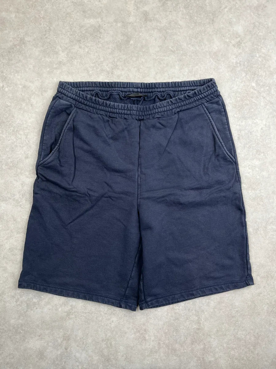 SS2015 Prada Navy Cozy Jersey Linea Rossa Shorts NZADLIHr 0