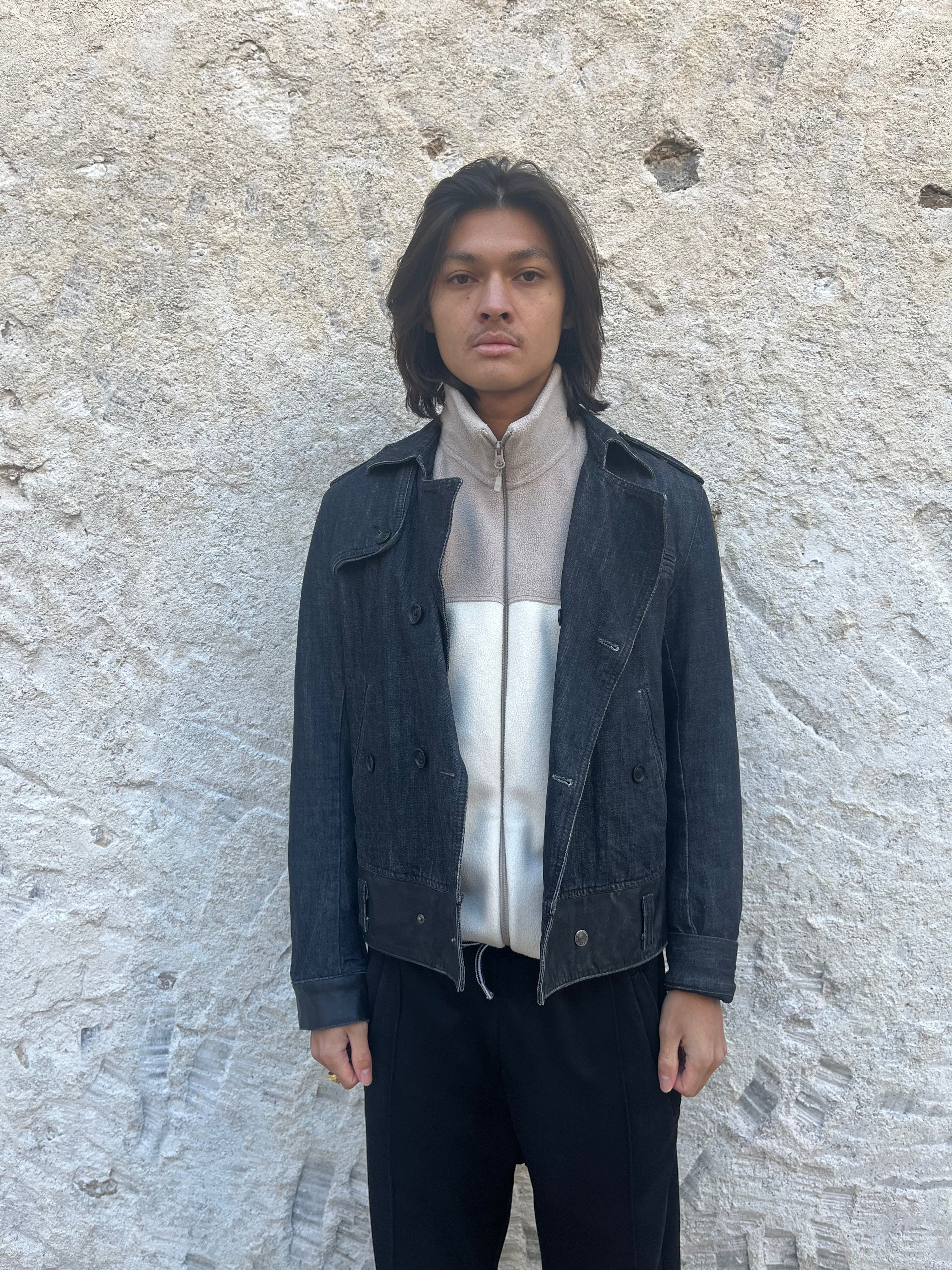 90s Jean Paul Gaultier Caban Denim Jacket