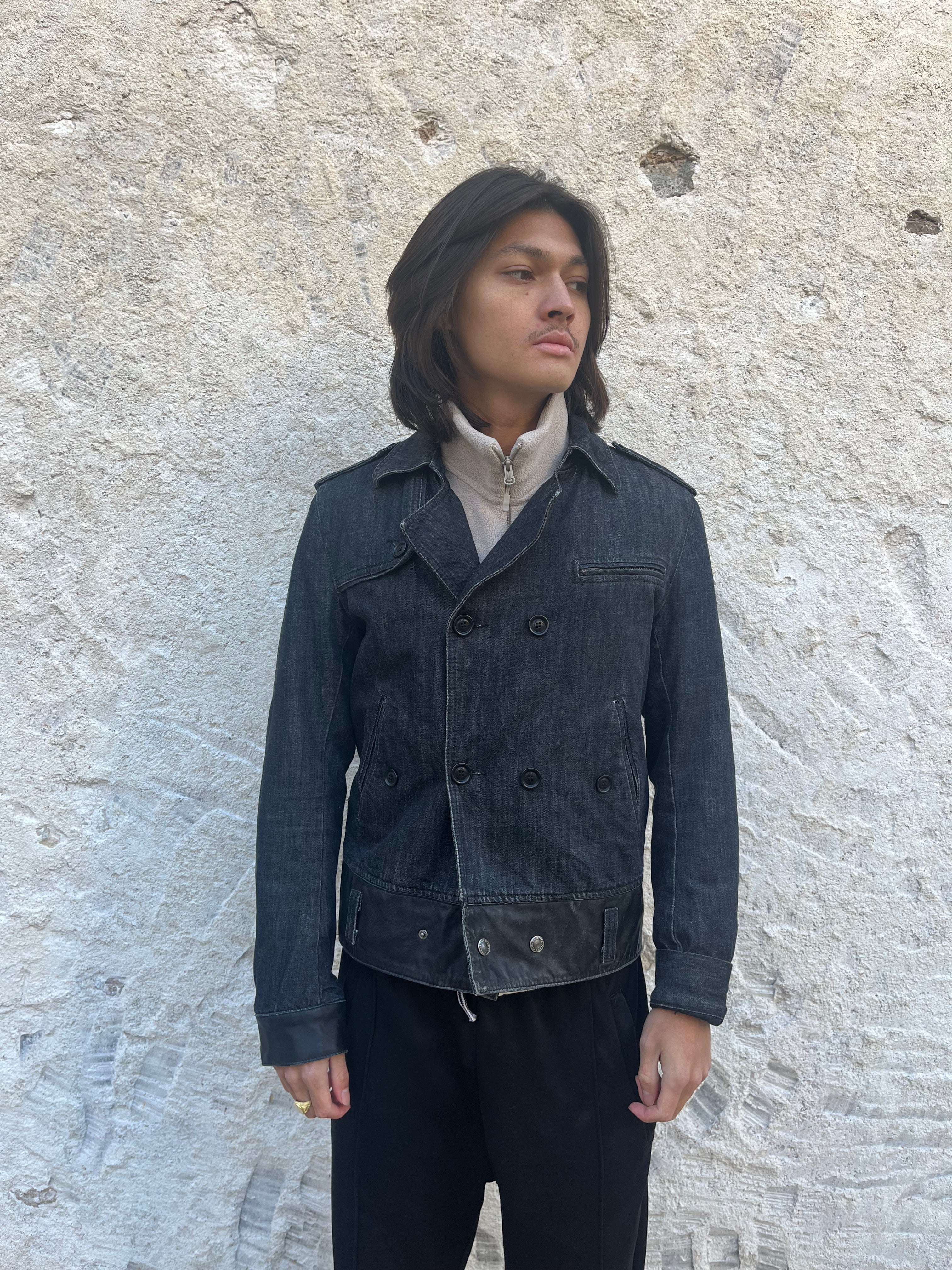 90s Jean Paul Gaultier Caban Denim Jacket