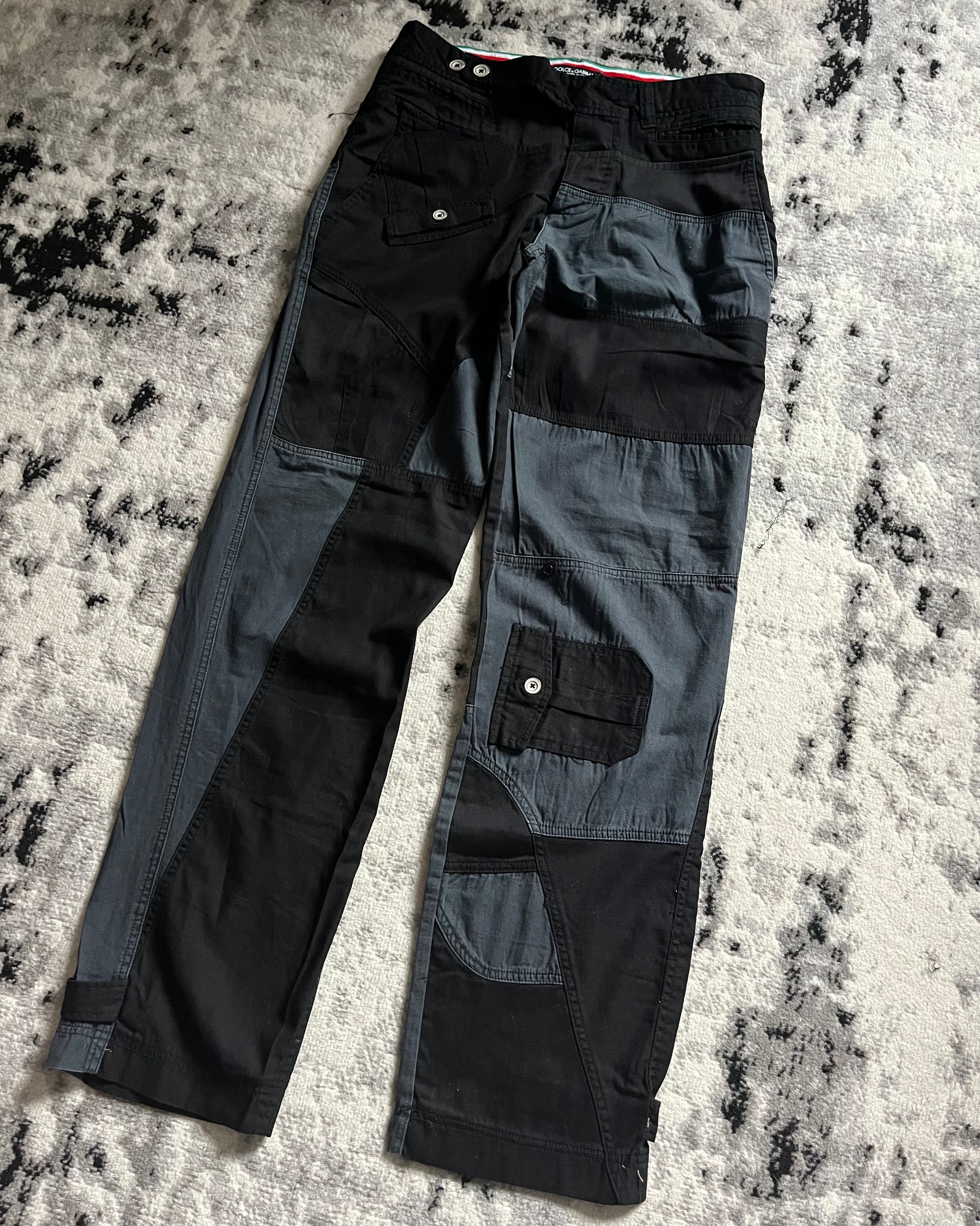 AW07 ドルチェ＆ガッバーナ マルチポケットカーゴパンツ(M)