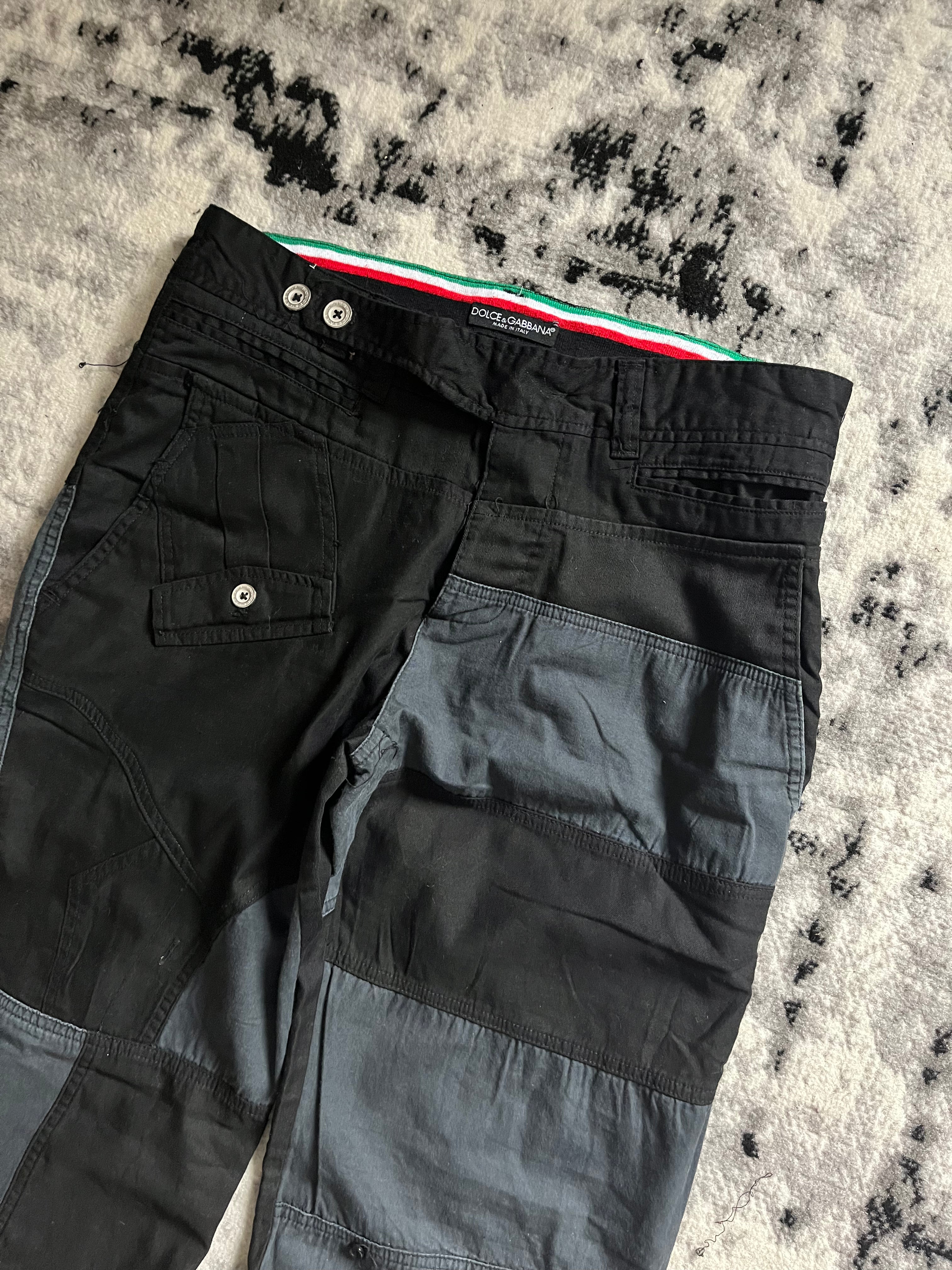 AW07 ドルチェ＆ガッバーナ マルチポケットカーゴパンツ(M)