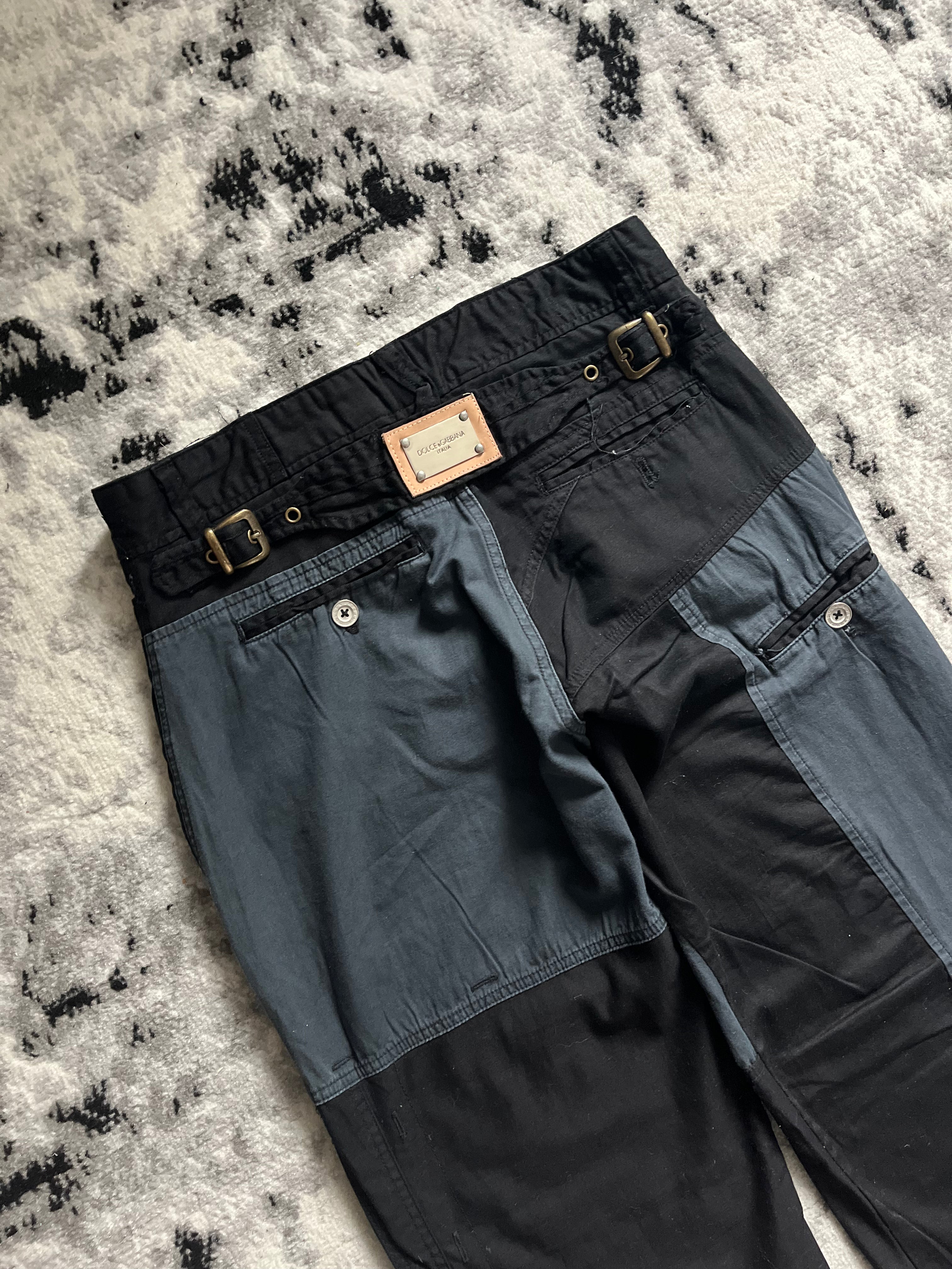 AW07 ドルチェ＆ガッバーナ マルチポケットカーゴパンツ(M)