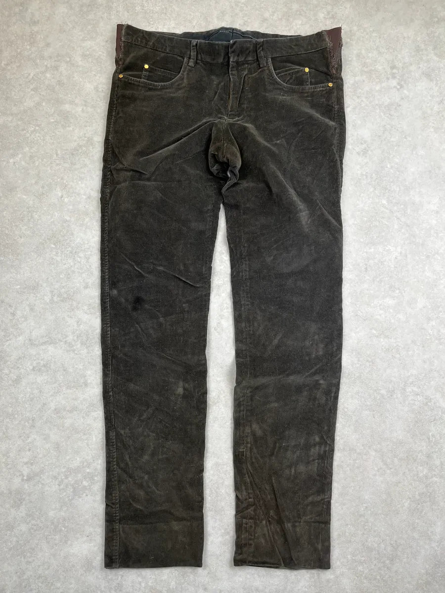 2000s Gucci Dark Brown Corduroy Pants by Tom Ford oGlqwNbY 0