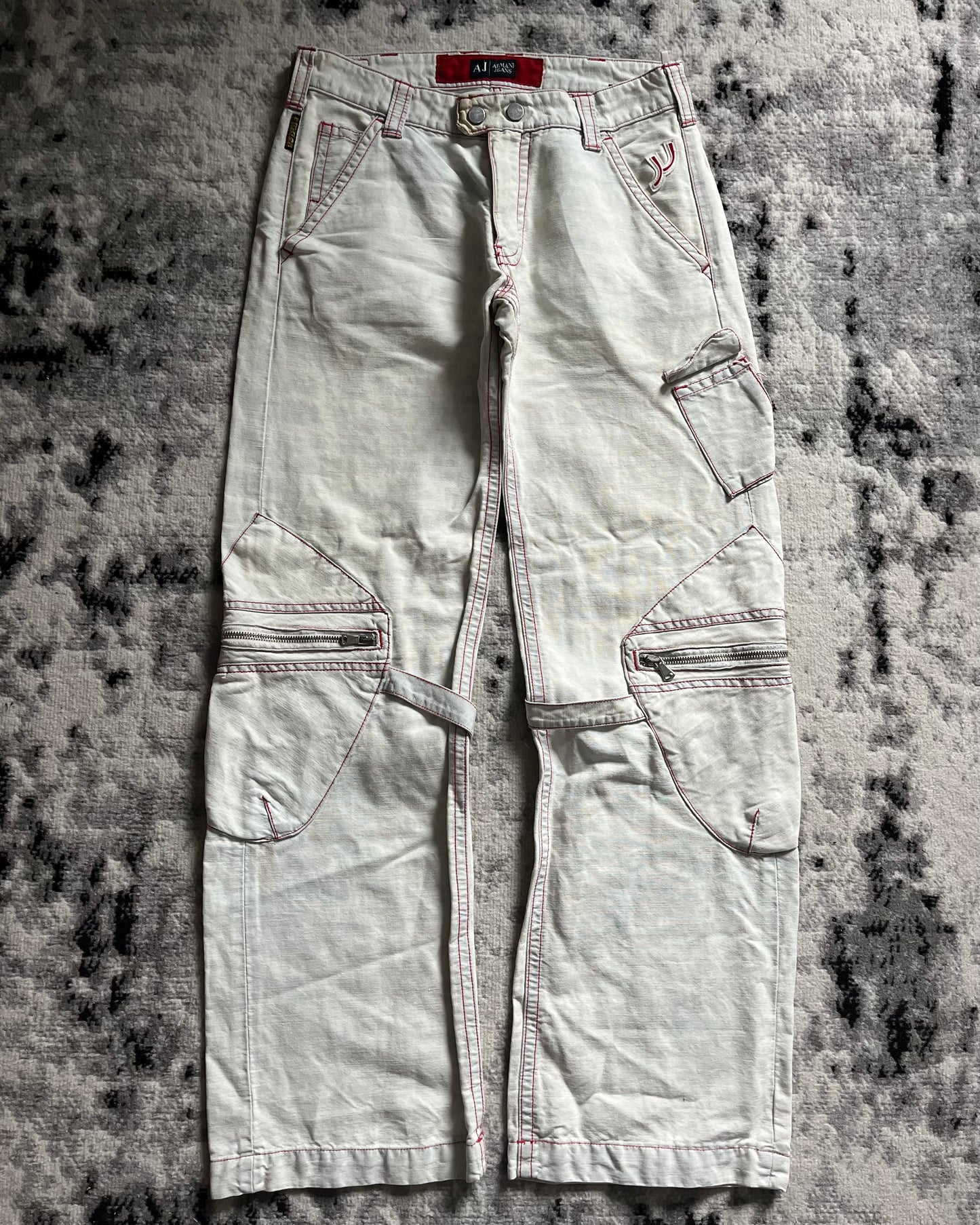 00s Armani Bondage Cargo Pants (M)