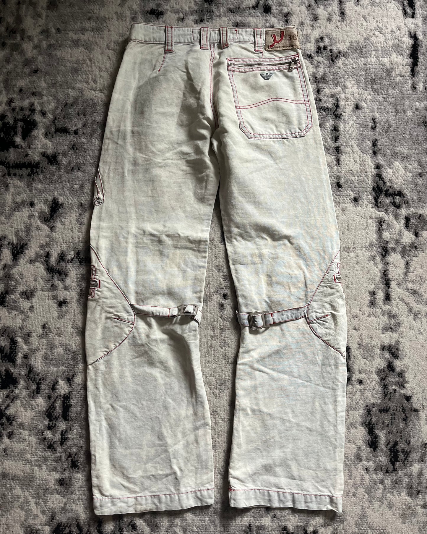 00s Armani Bondage Cargo Pants (M)