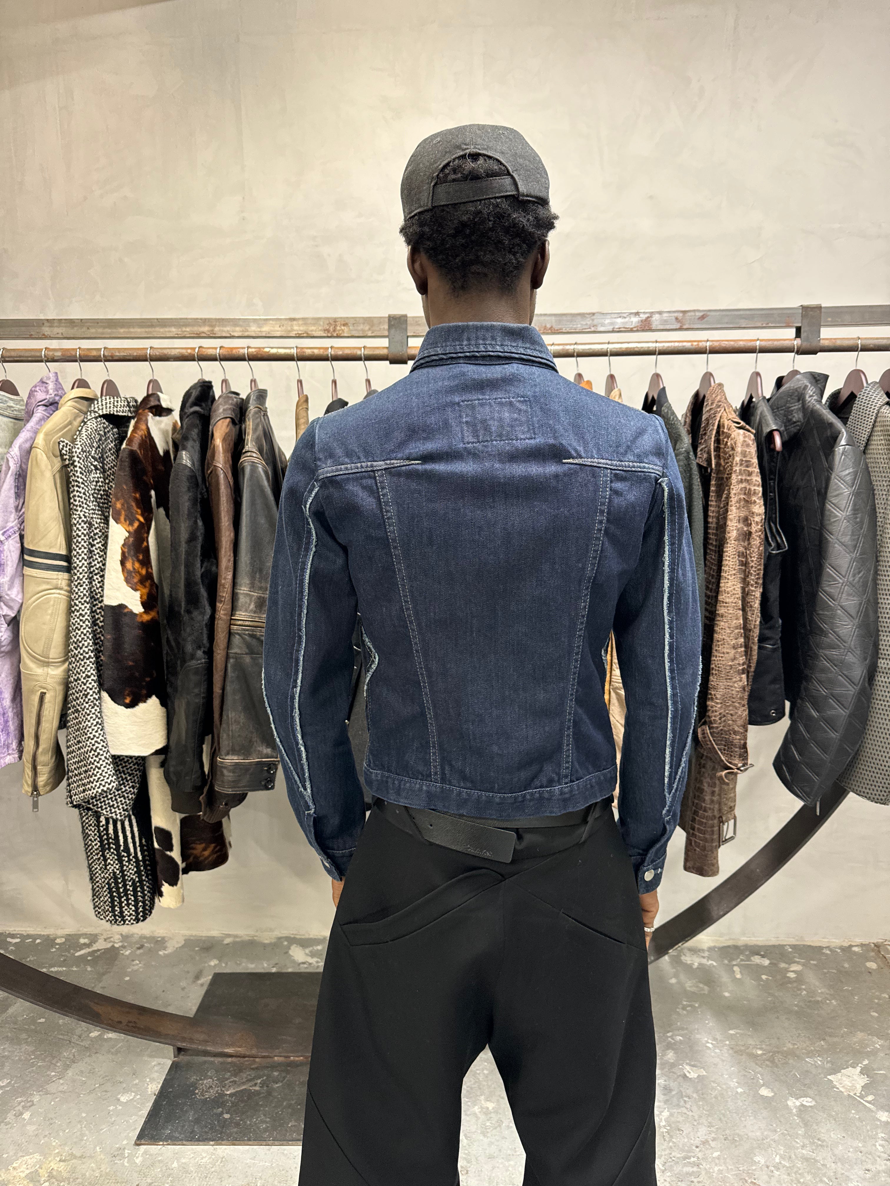 2000s Marithé + François Girbaud Modern Symmetrical Denim Jacket