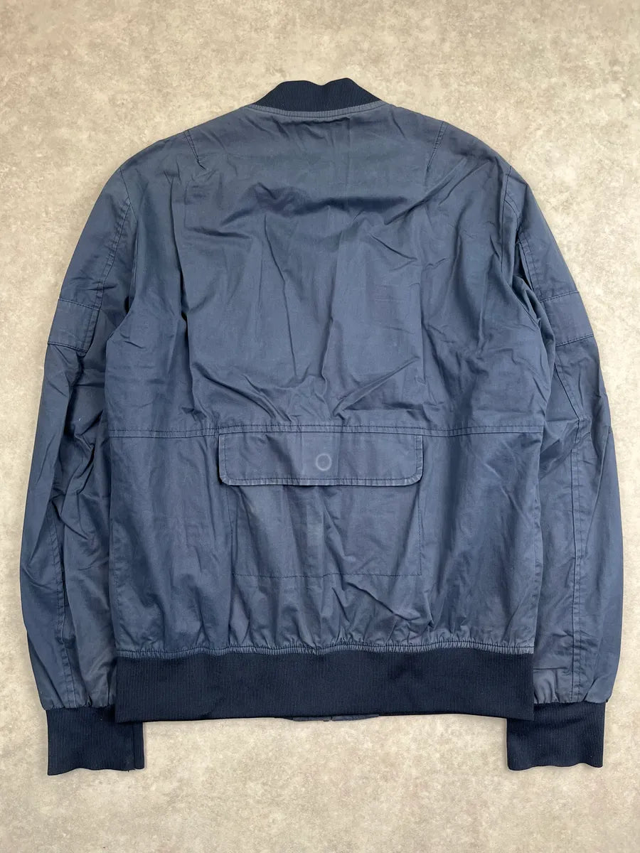 Damir Doma Slate Blue Nylon Multi-Pocket Bomber Jacket vkguNRM 2