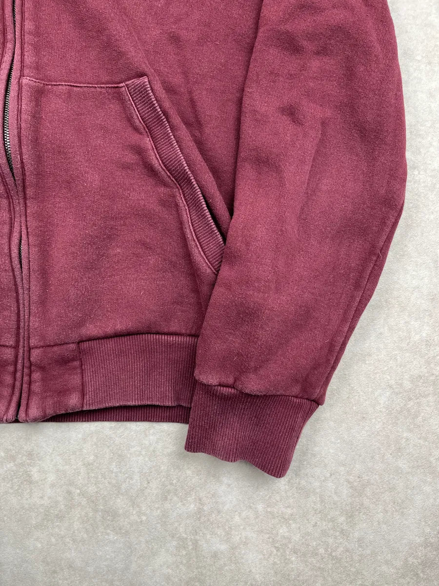 2010s Dolce & Gabbana Burgundy Embroidered Zip-up Hoodie OwyxaUkV 7