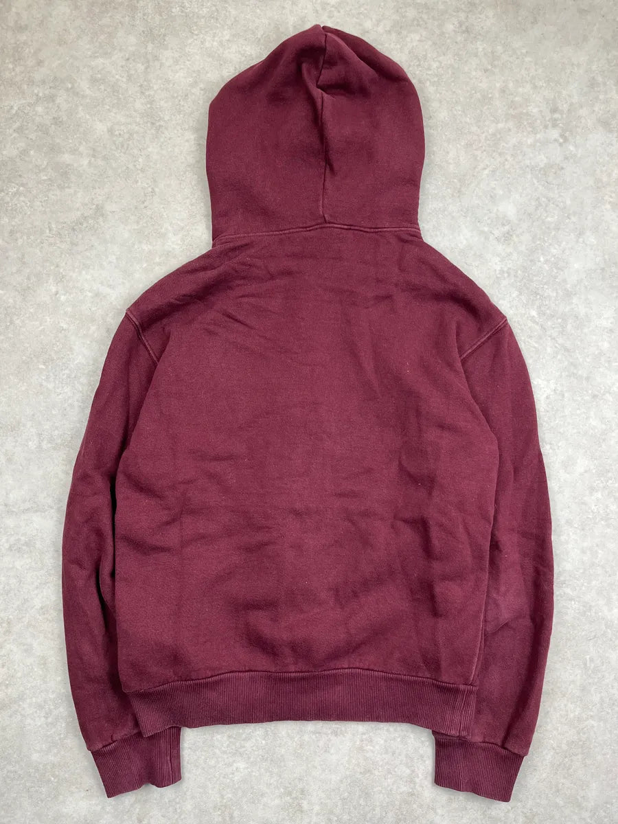 2010s Dolce & Gabbana Burgundy Embroidered Zip-up Hoodie OwyxaUkV 4