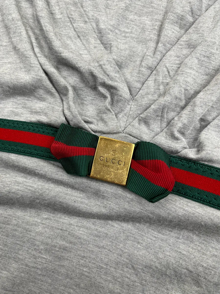 SS2008 Gucci Grey Modal Logo Wrap Longsleeve by Frida Giannini aYFtZPLl 6