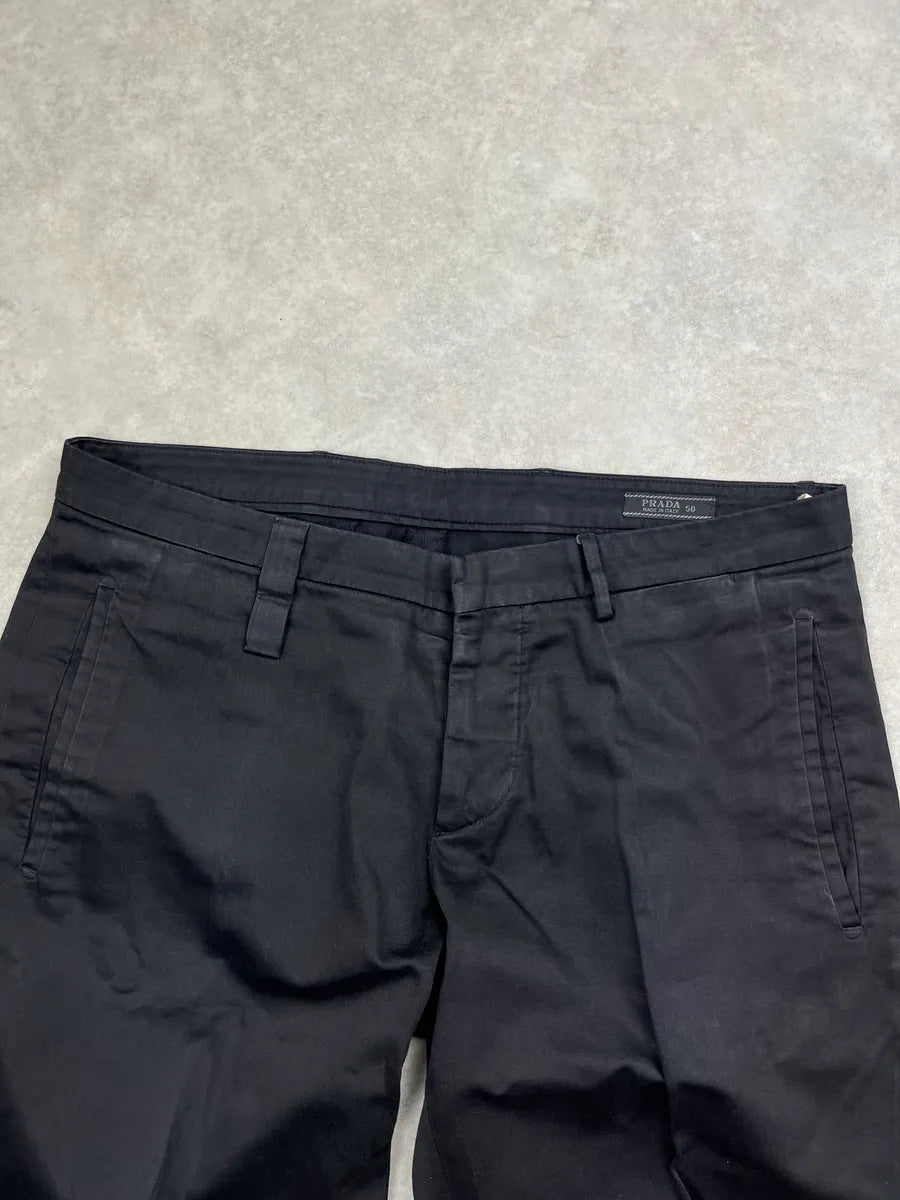 SS2002 Prada Black Tailored Pants xBjIdDAs 6