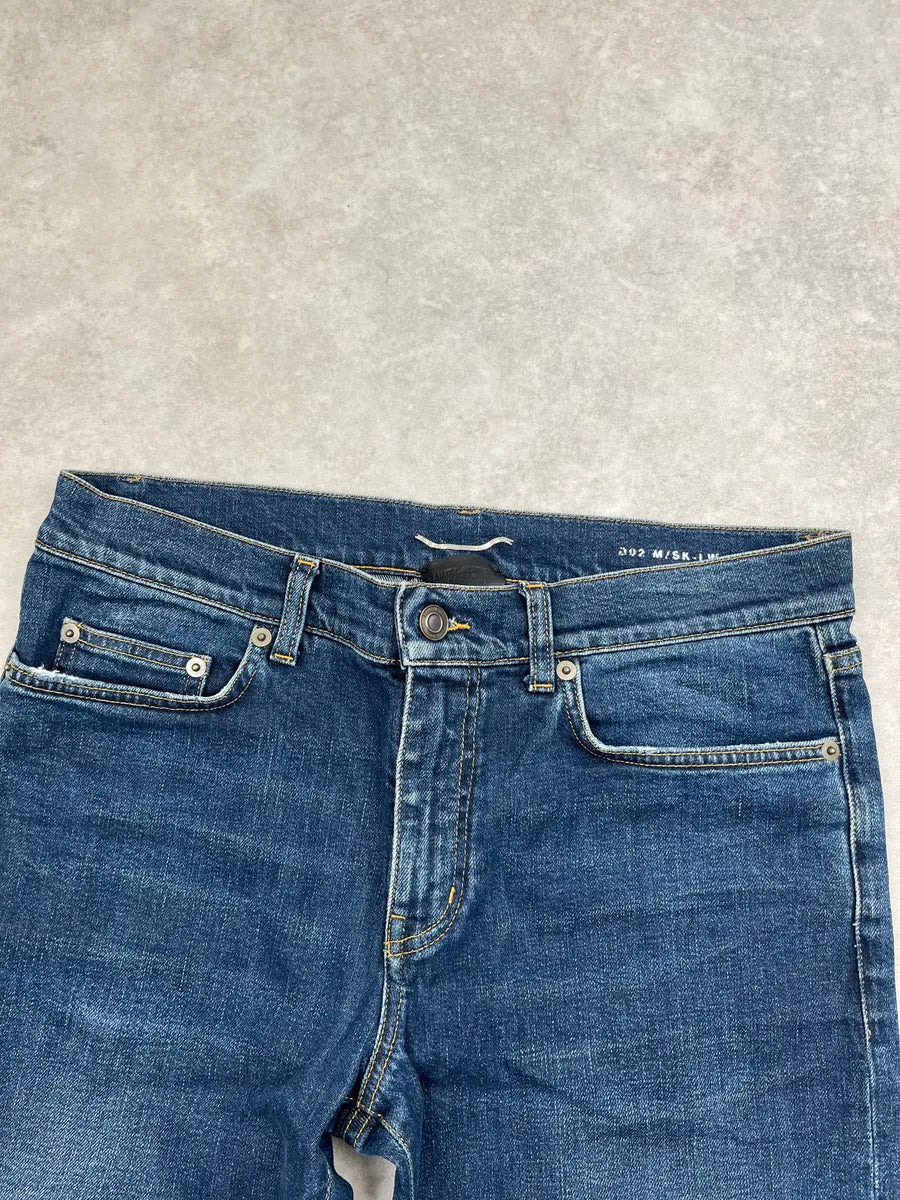 Saint Laurent Blue Denim Slim Washed Jeans qLnYWxLB 6