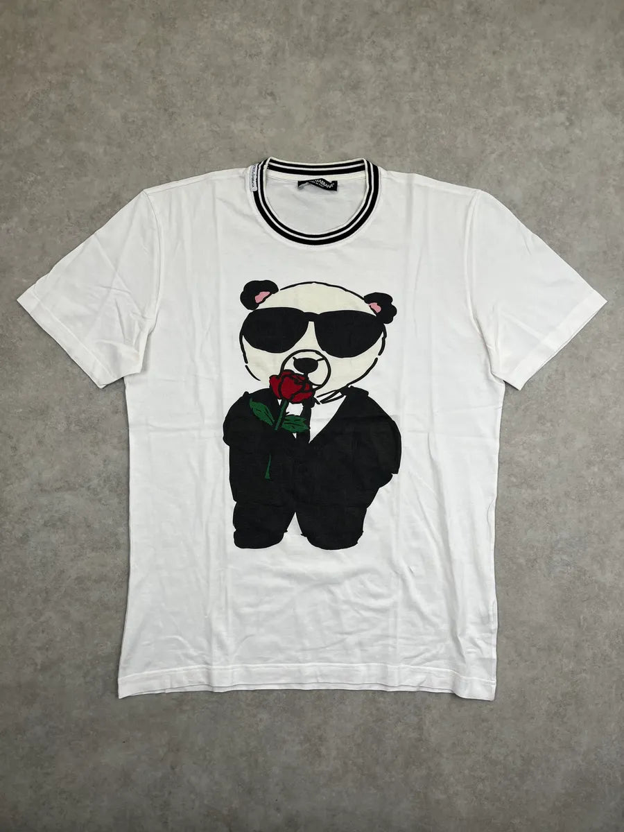 2010s Dolce & Gabbana Graphic Panda T-Shirt uFOJfLi 0