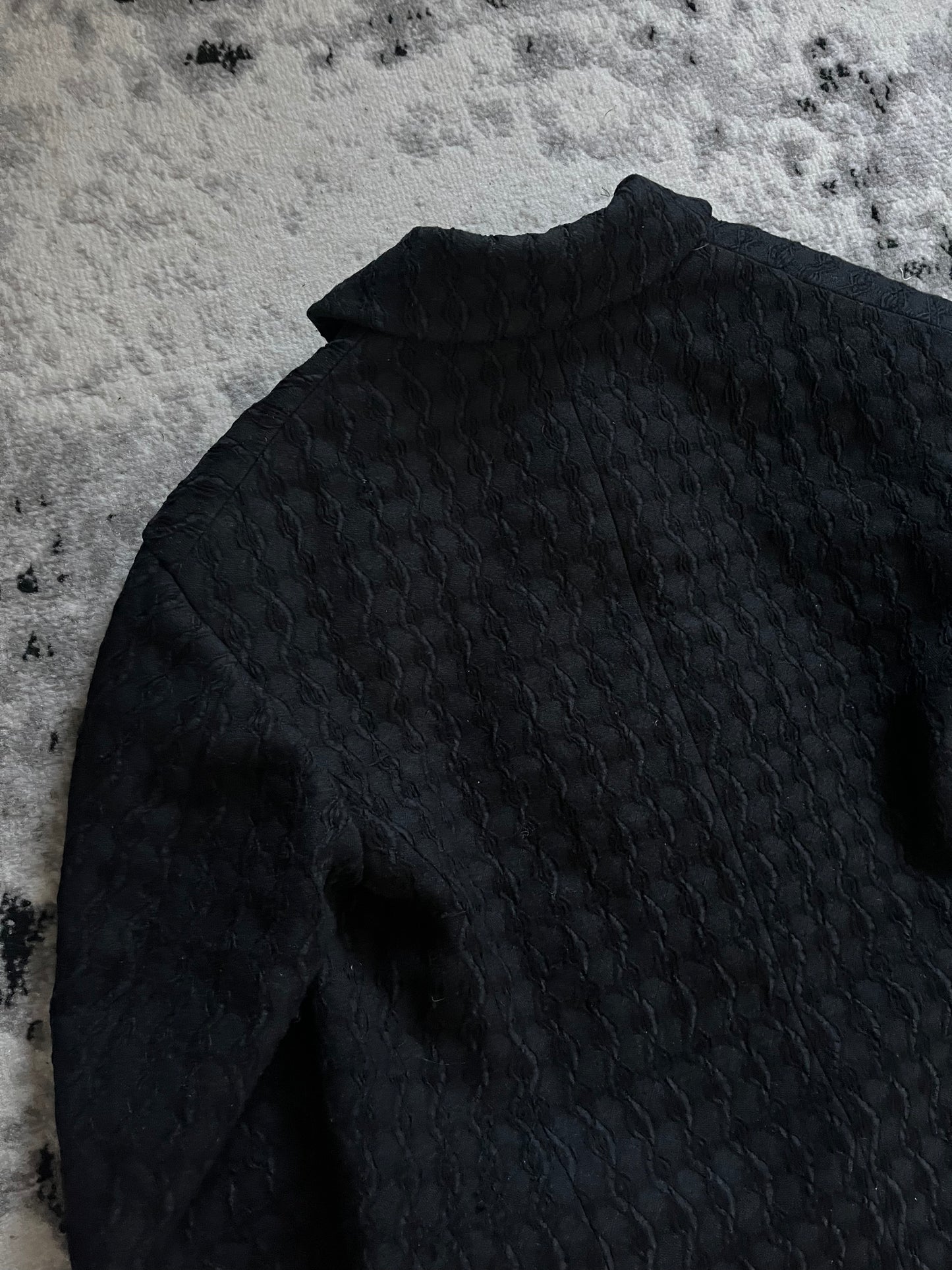 2015秋冬 Dries Van Noten 羊毛黑色夹克 (XS/S)