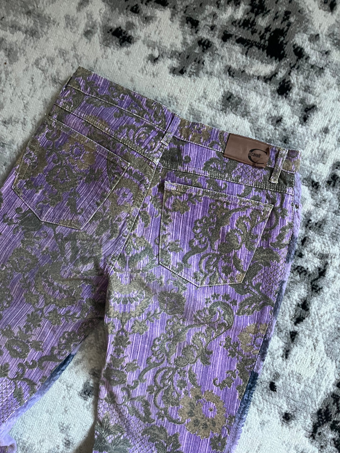 00年代卡瓦利山半岛紫色休闲裤(S)