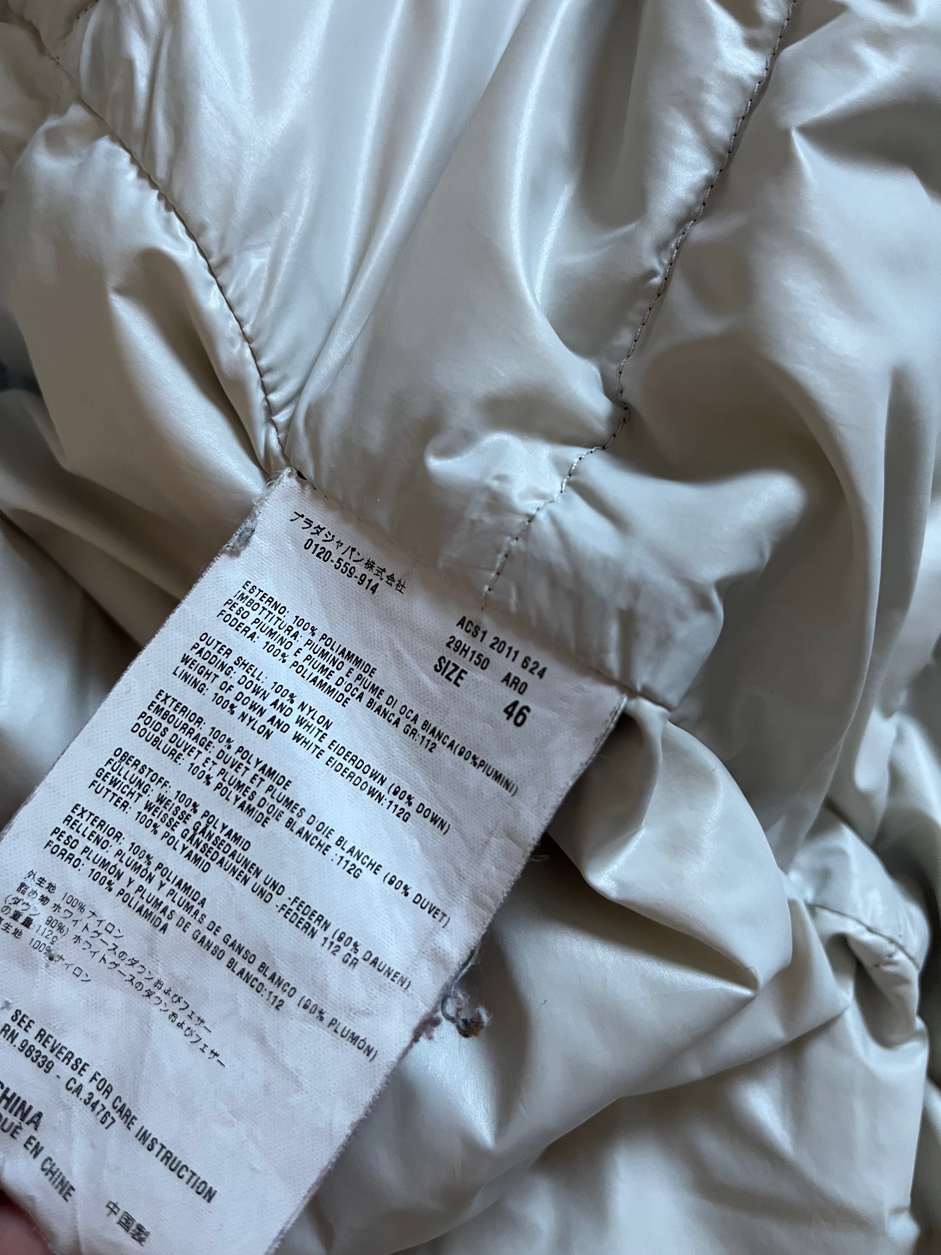 AW2011 Prada Navy Puffer Jacket