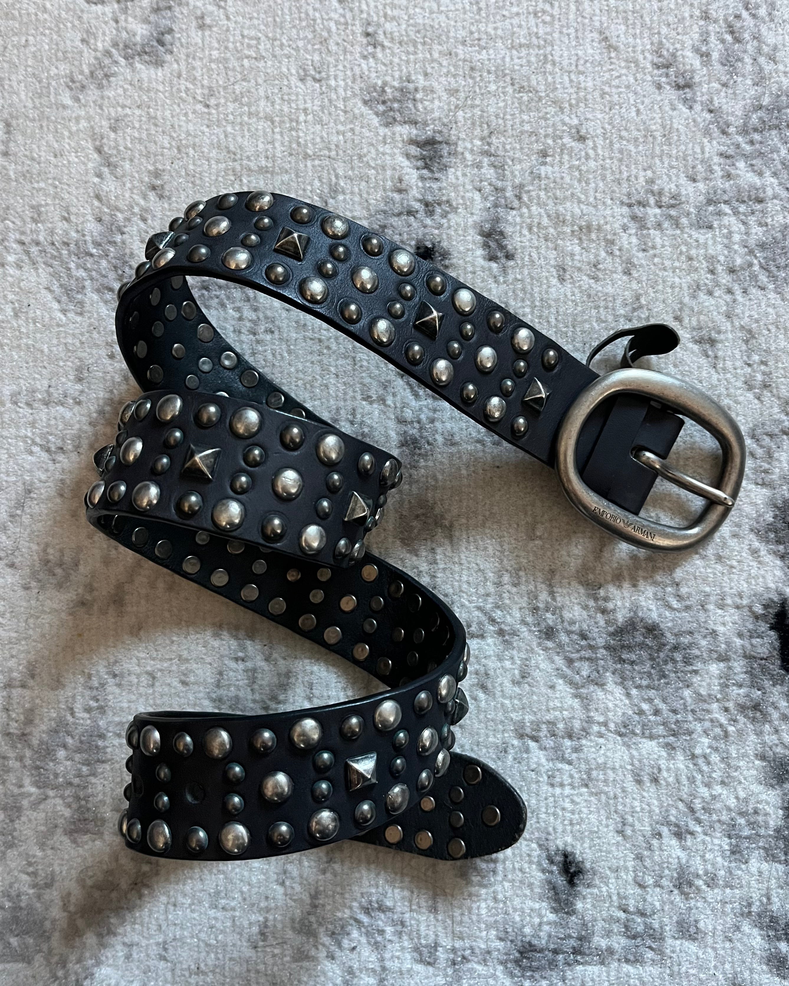 90年代 エンポリオ アルマーニ 鮮やかなレザーベルト