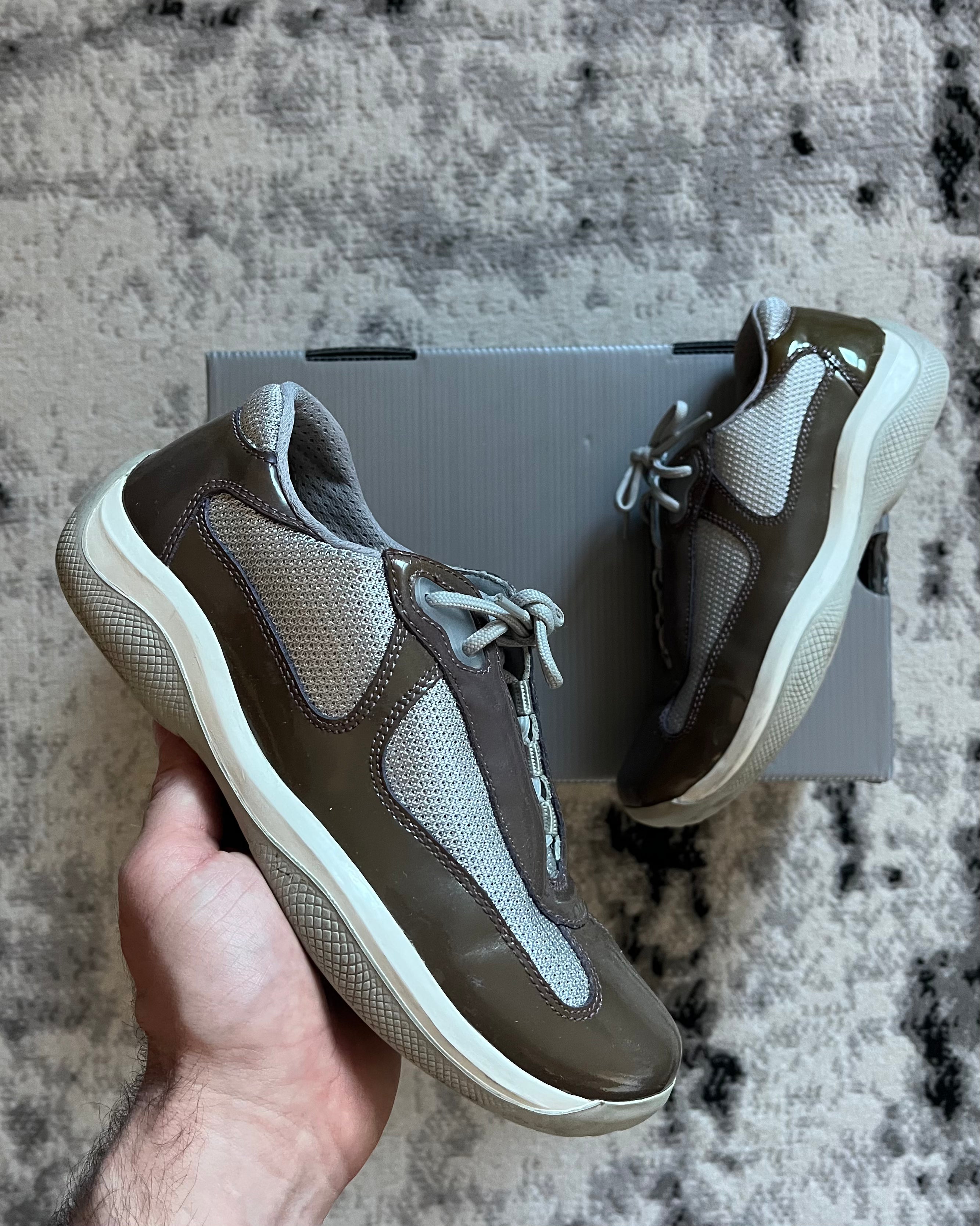 Prada America's Cup Brown Satin (37eu/us5)