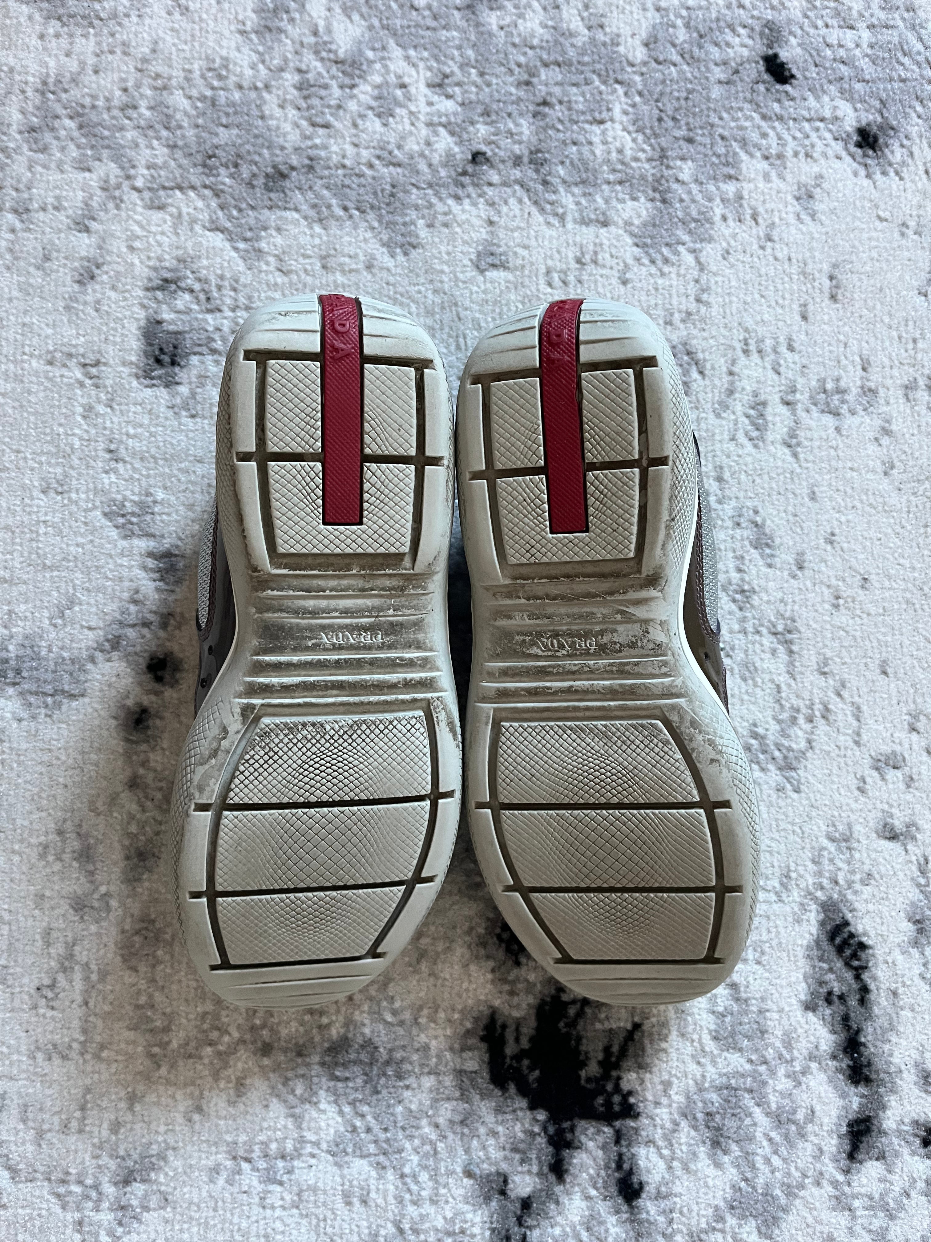 Prada America's Cup Brown Satin (37eu/us5)