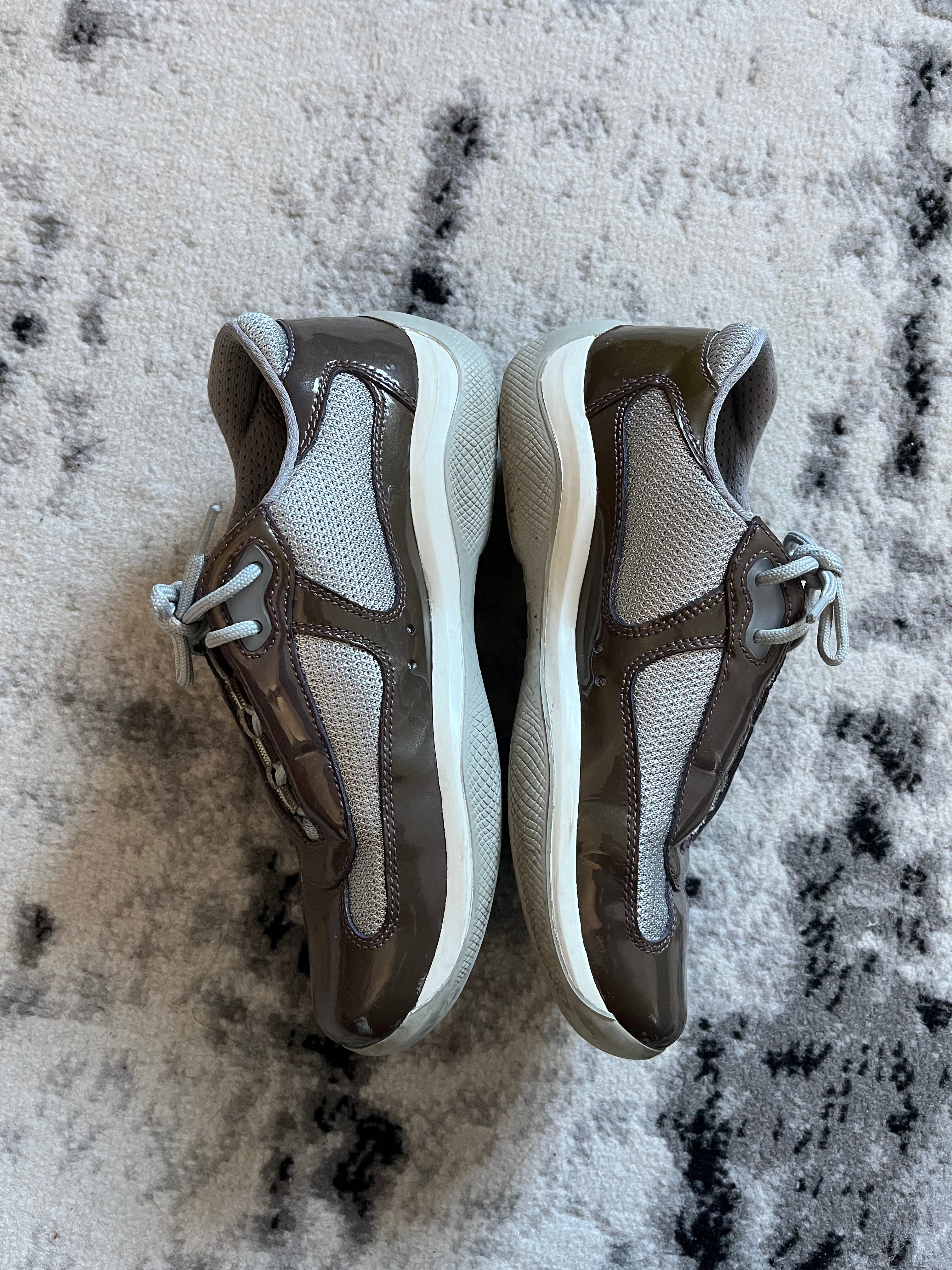 Prada America's Cup Brown Satin (37eu/us5)