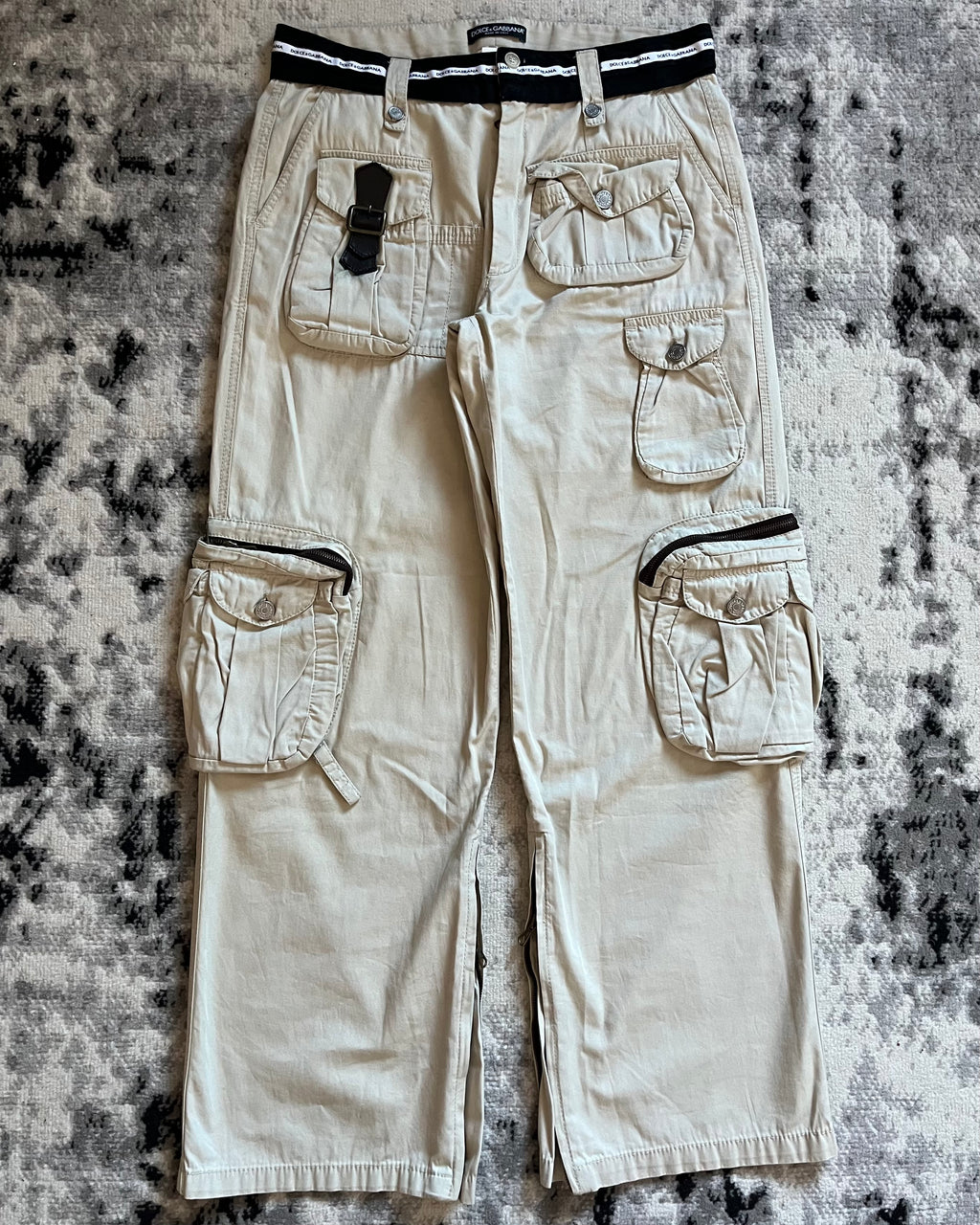 2002AW ドルチェ＆ガッバーナ ロイヤル カーゴ パンツ (M)
