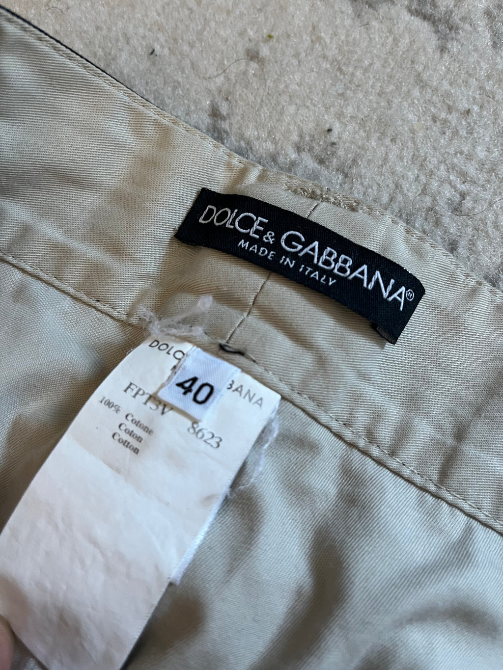 2002AW ドルチェ＆ガッバーナ ロイヤル カーゴ パンツ (M)