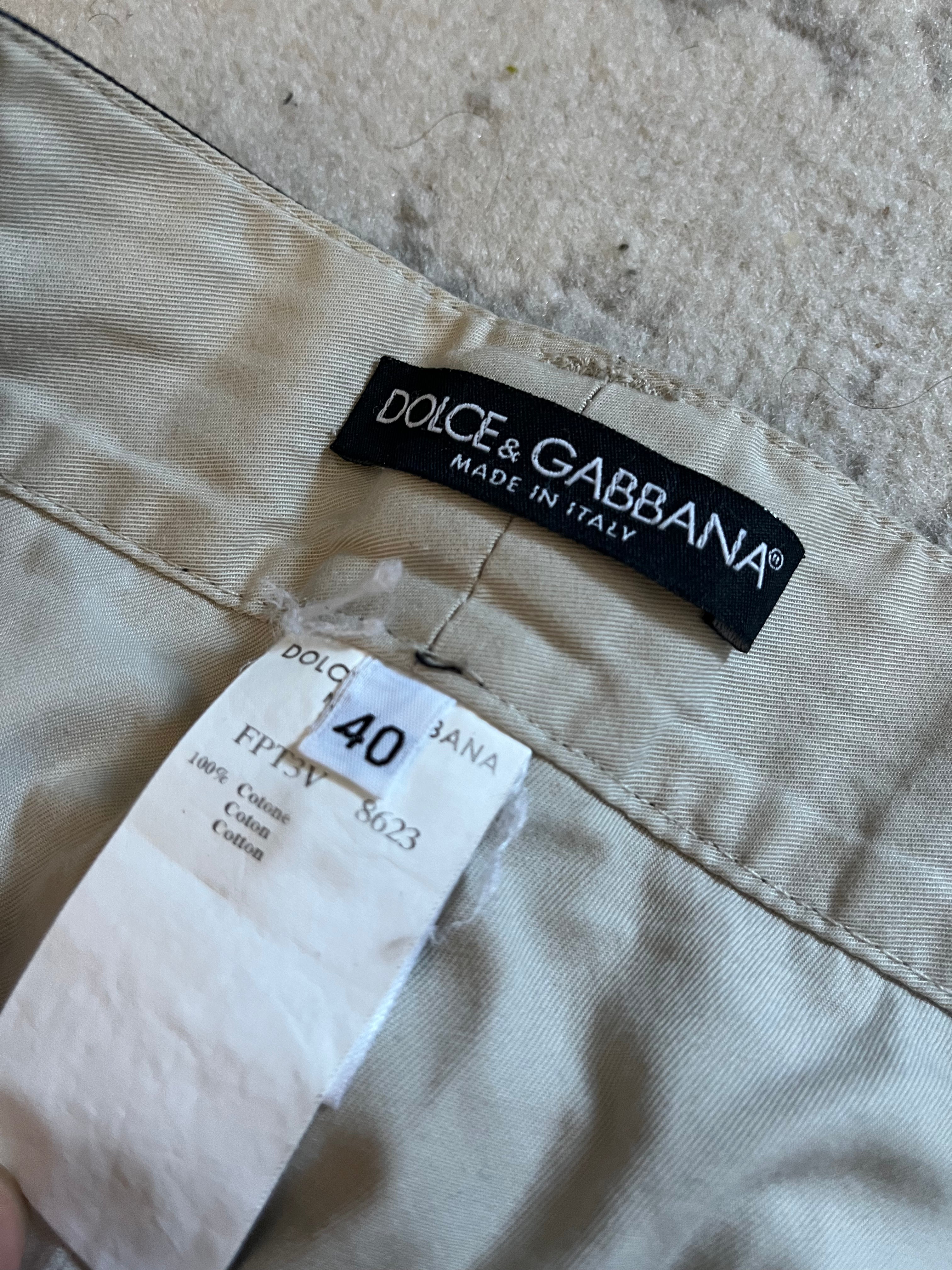 2002AW ドルチェ＆ガッバーナ ロイヤル カーゴ パンツ (M)