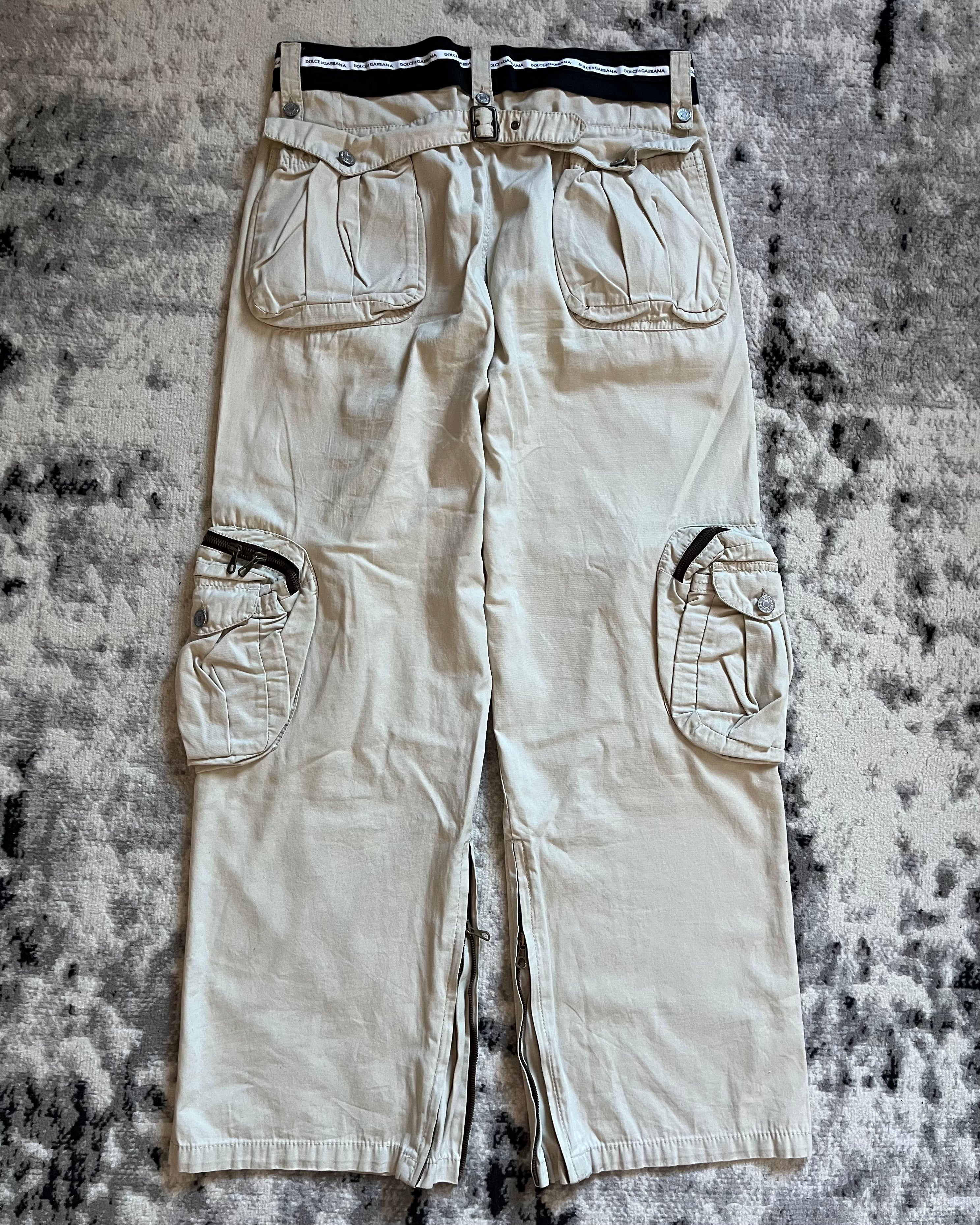 2002AW ドルチェ＆ガッバーナ ロイヤル カーゴ パンツ (M)