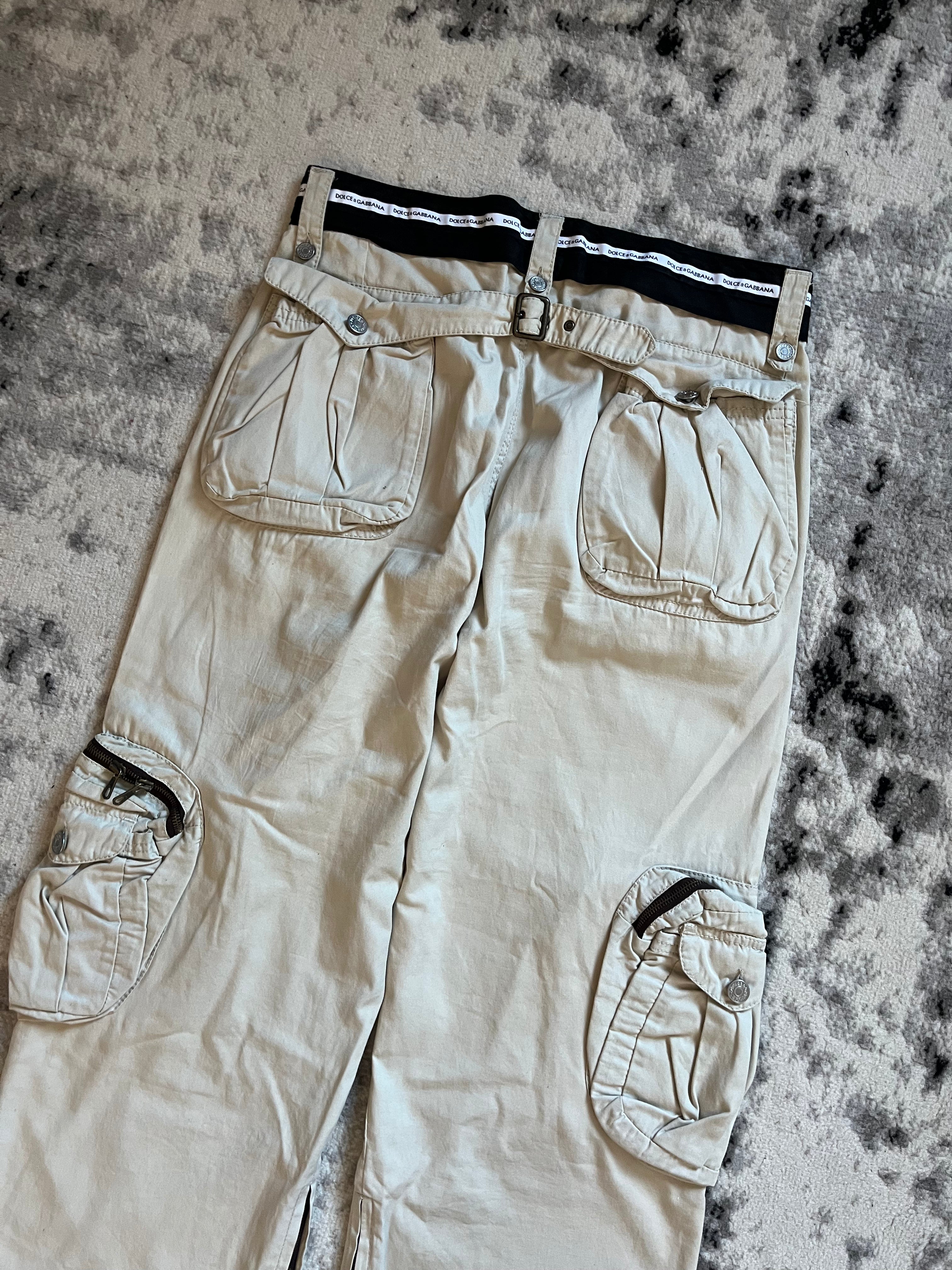 2002AW ドルチェ＆ガッバーナ ロイヤル カーゴ パンツ (M)