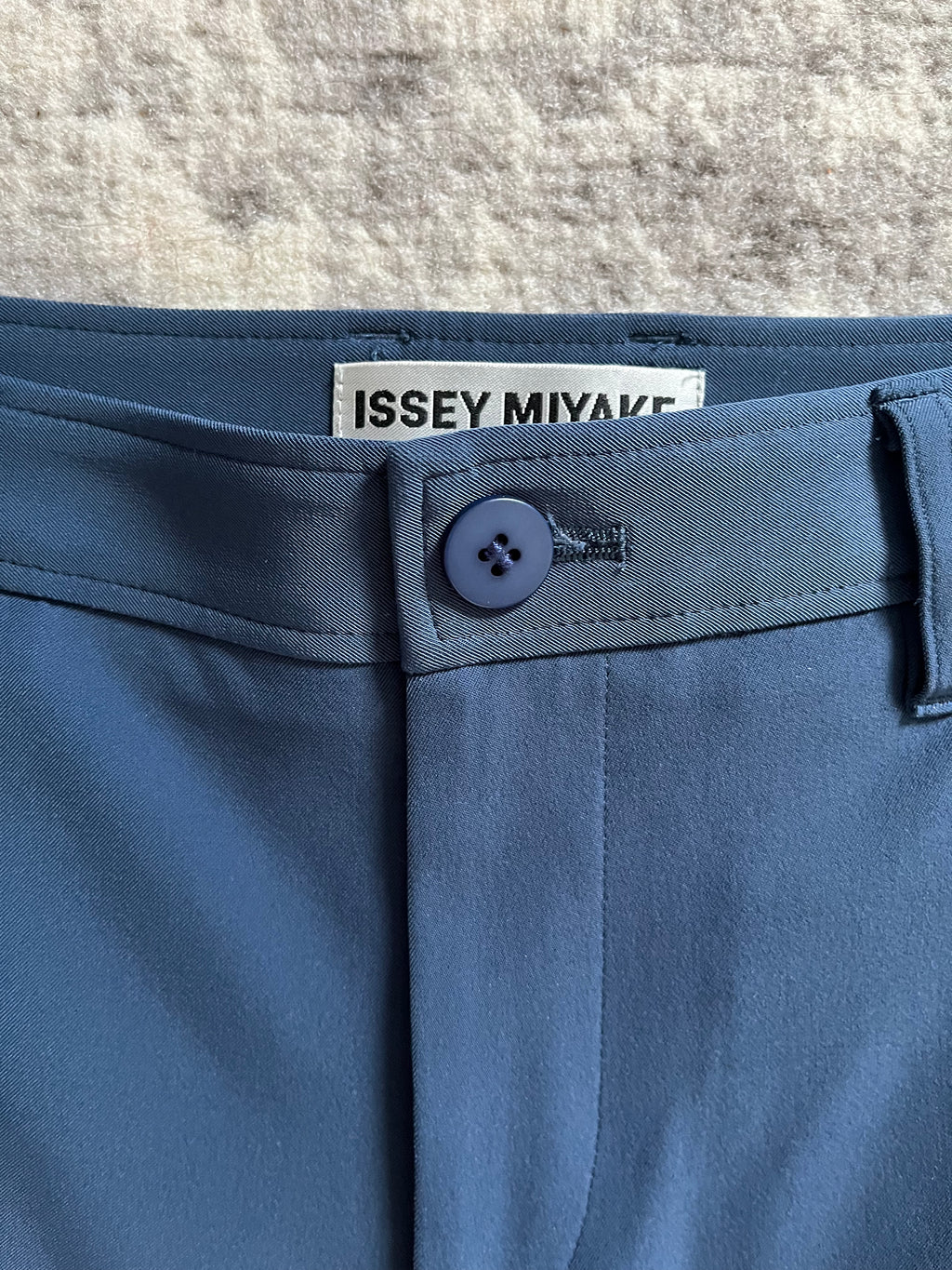 イッセイミヤケ ライトテクニカルアズールパンツ(XS)
