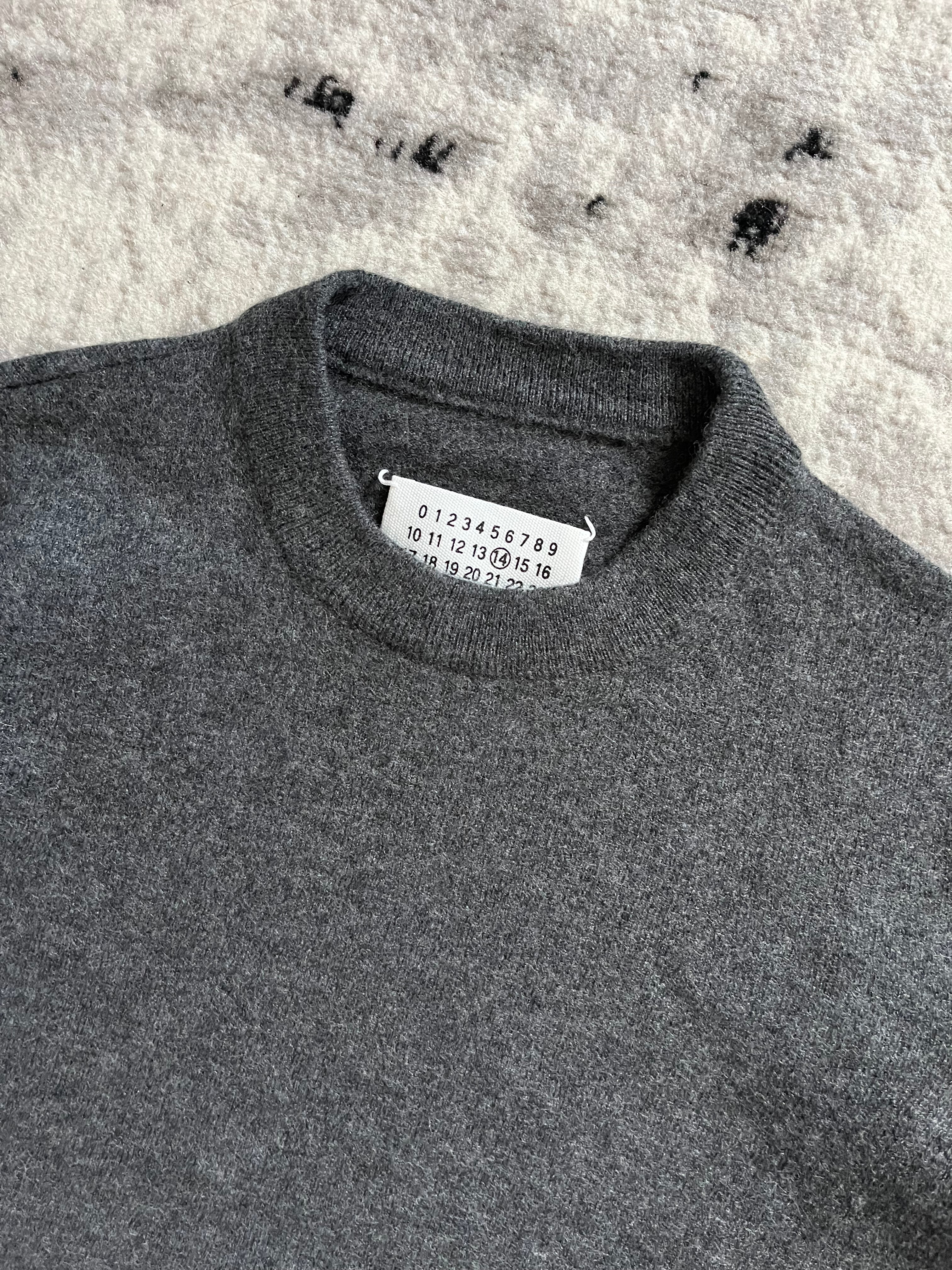 2014 AW メゾン マルジェラ ウール グレー セーター (XS/S)