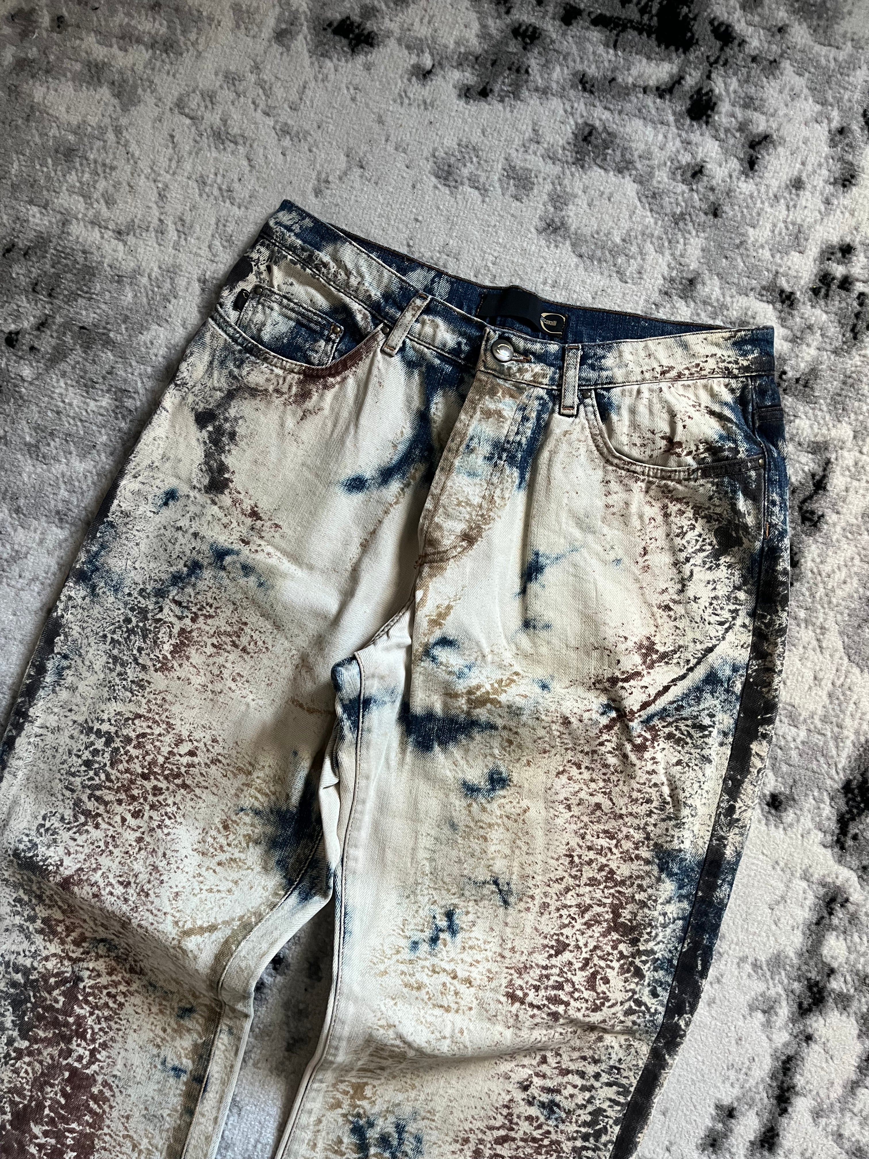 00s Cavalli World 錆びた究極のパンツ(M)