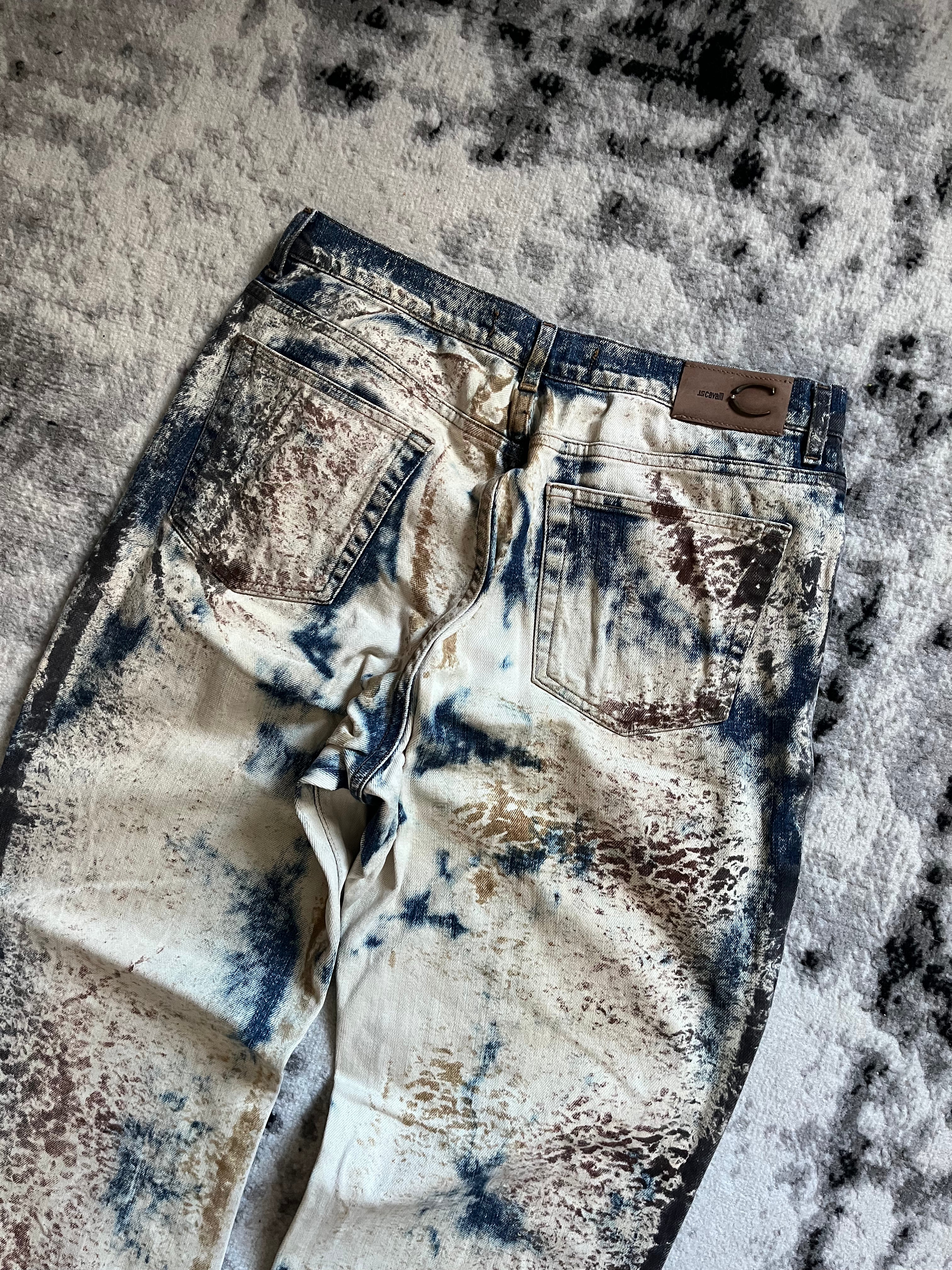 00s Cavalli World 錆びた究極のパンツ(M)