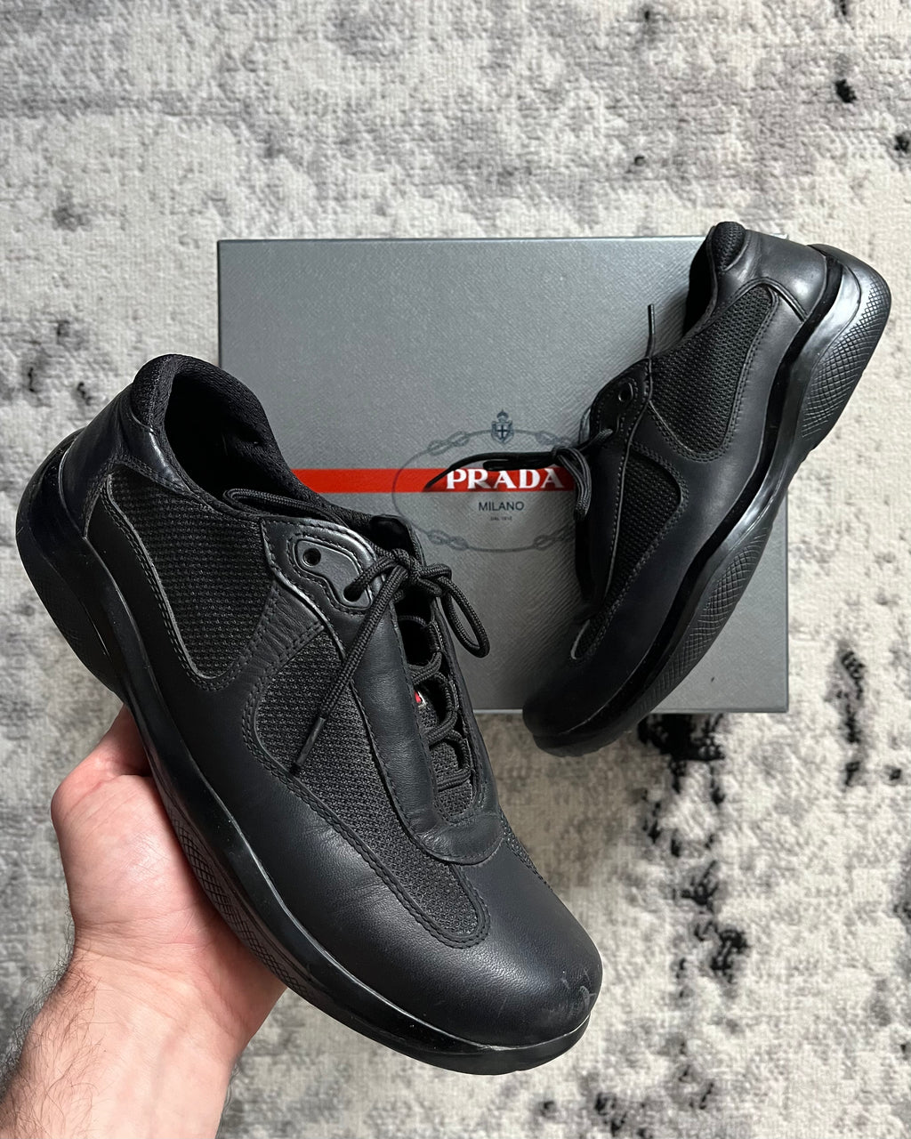 Prada 美洲杯黑色 (41,5eu/us8)