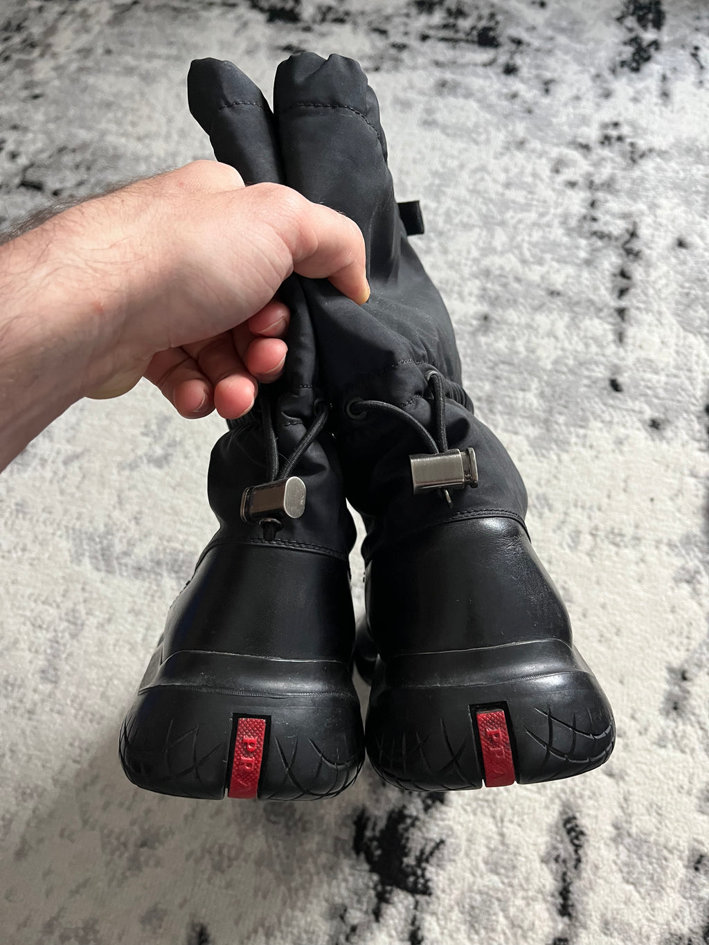 FW1999 Prada Ankle Leather Boots (44eu/us10)
