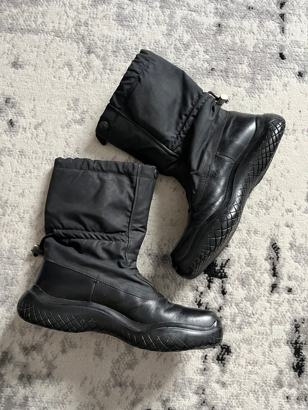 FW1999 Prada Ankle Leather Boots (44eu/us10)