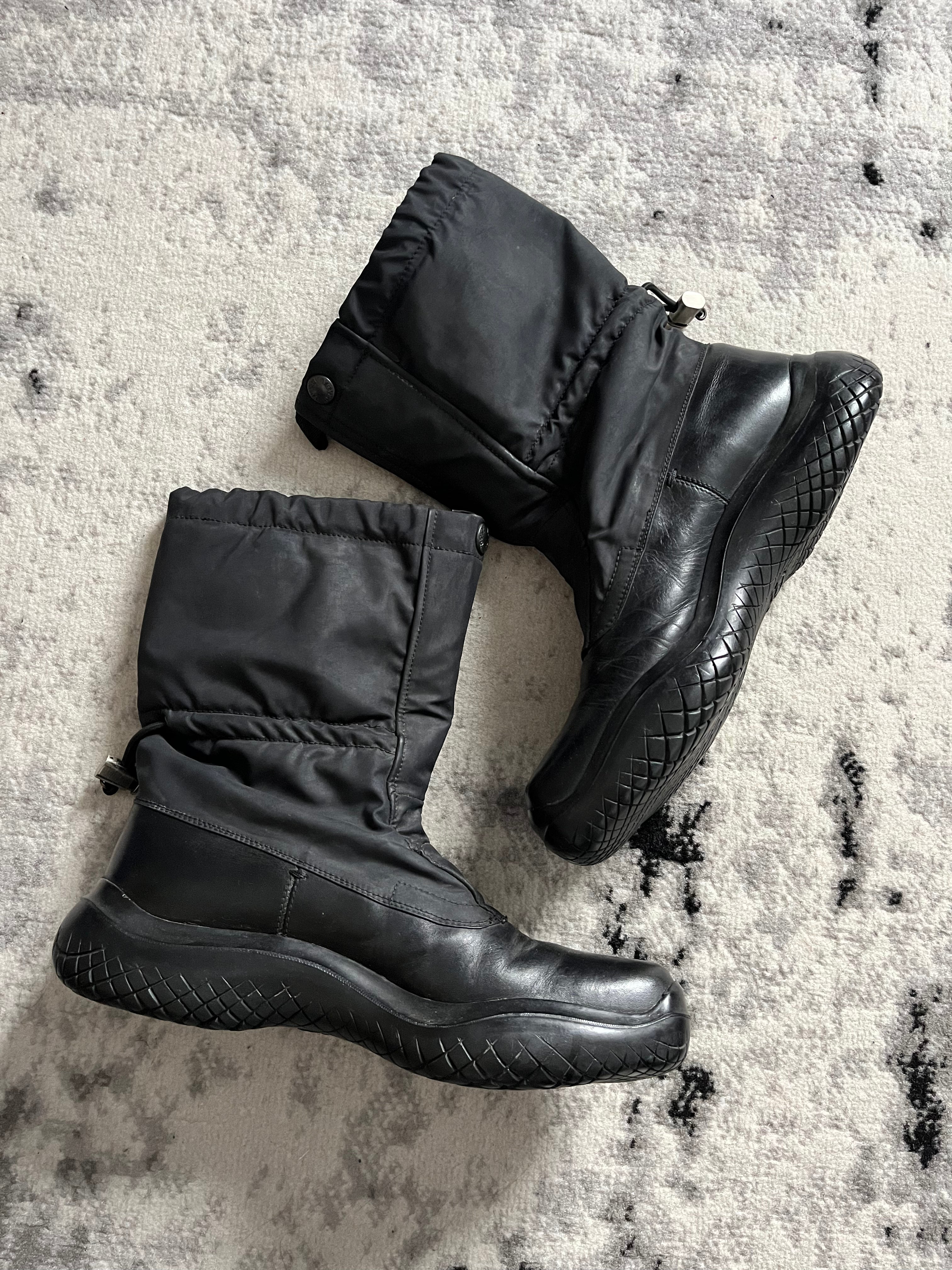FW1999 Prada Ankle Leather Boots (44eu/us10)