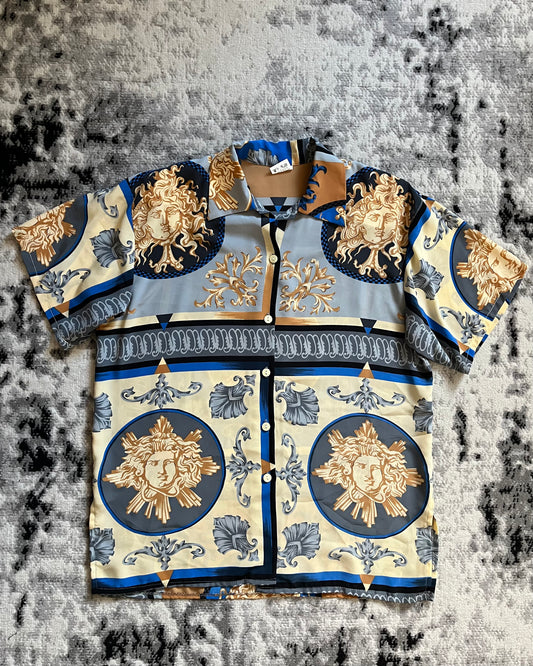 80 年代 Celine 法国皇家文艺复兴衬衫 (L/XL)