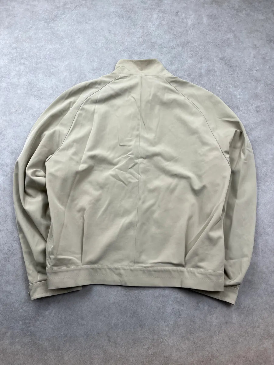 2000s Prada Beige Harrington Buttoned Collar Light Jacket AwJAQwGN 5