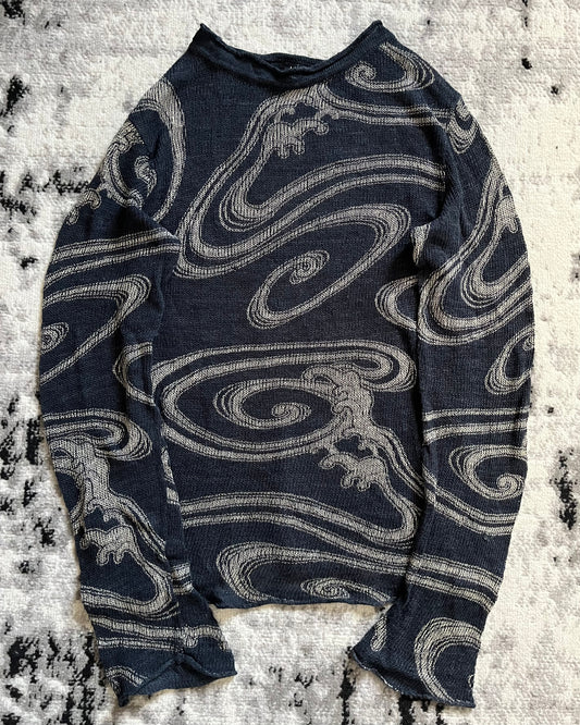 90s Armani Psycho Perception Sweater (M)
