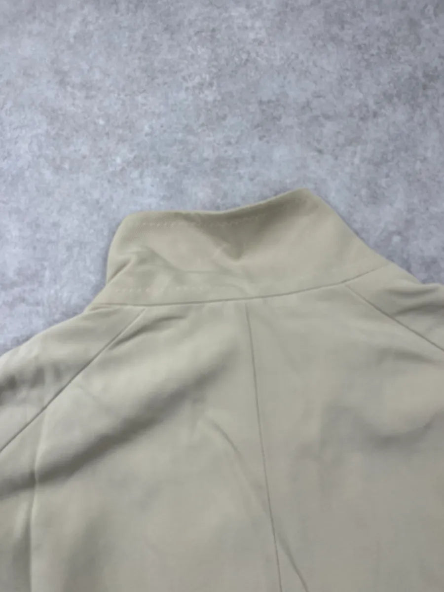 2000s Prada Beige Harrington Buttoned Collar Light Jacket AwJAQwGN 6