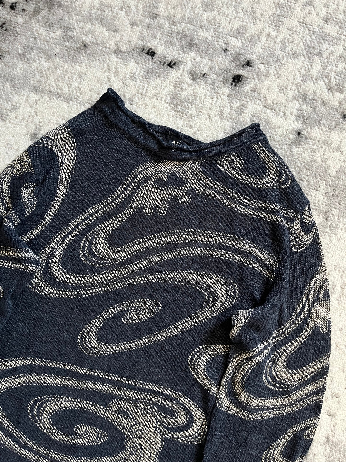 90年代 アルマーニ サイコ パーセプション セーター (M)