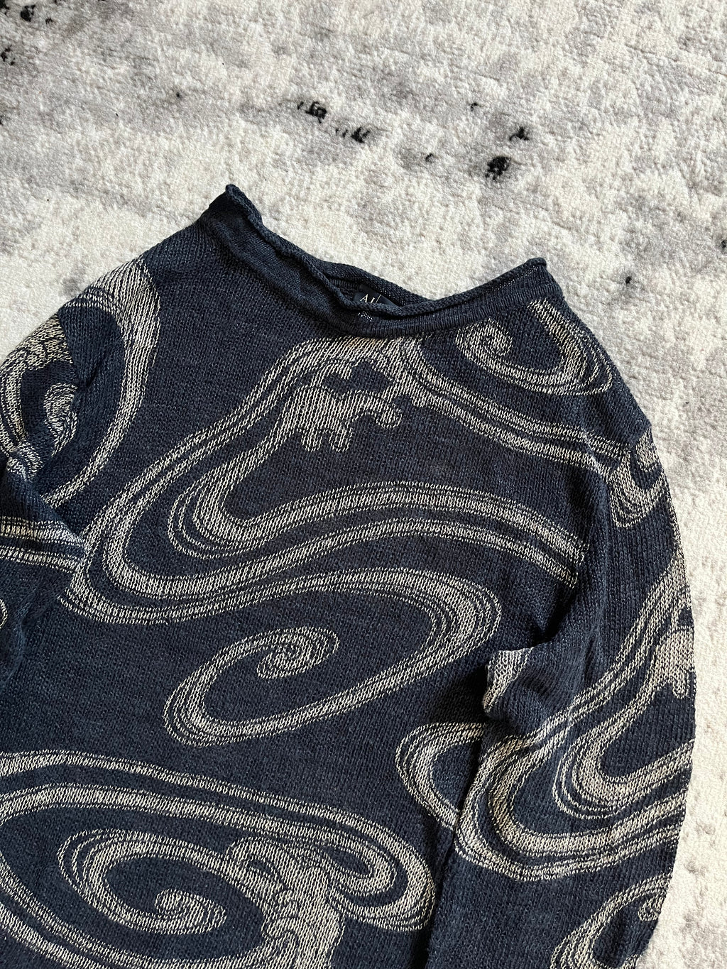 90s Armani Psycho Perception Sweater (M)