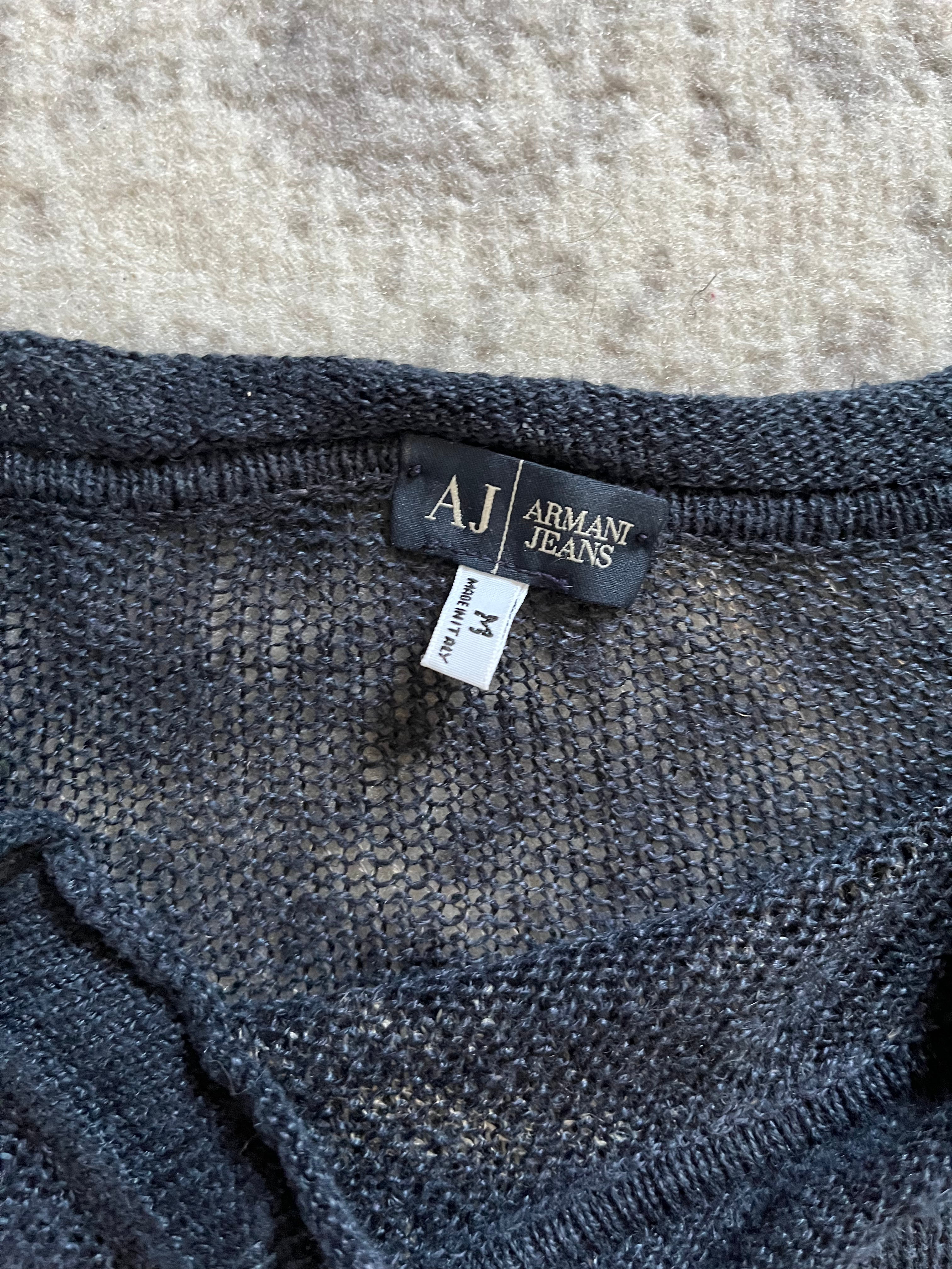 90s Armani Psycho Perception Sweater (M)